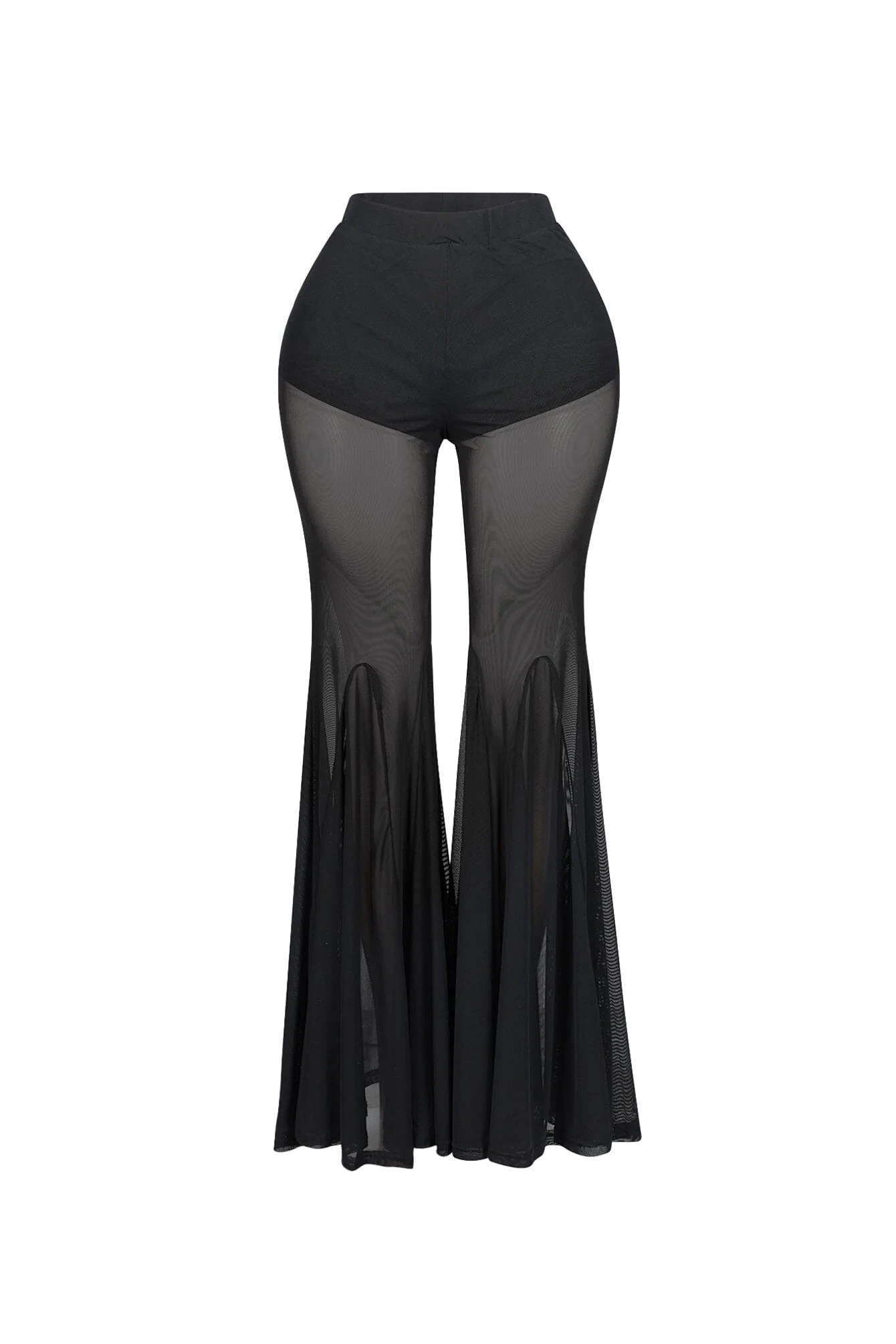 Aero Split Mesh Flared Pants - Image 3