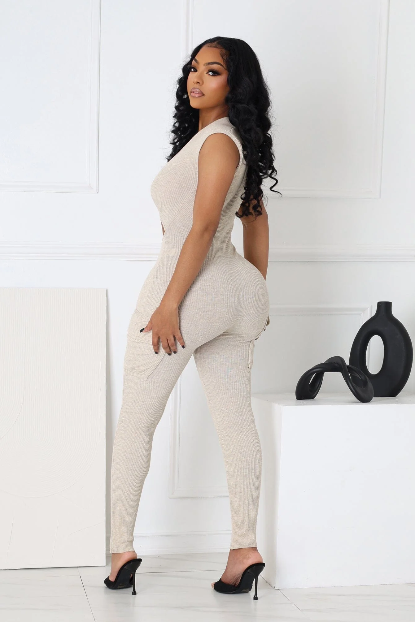 Alara Waist Cutout Pocket Jumpsuit - Image 3
