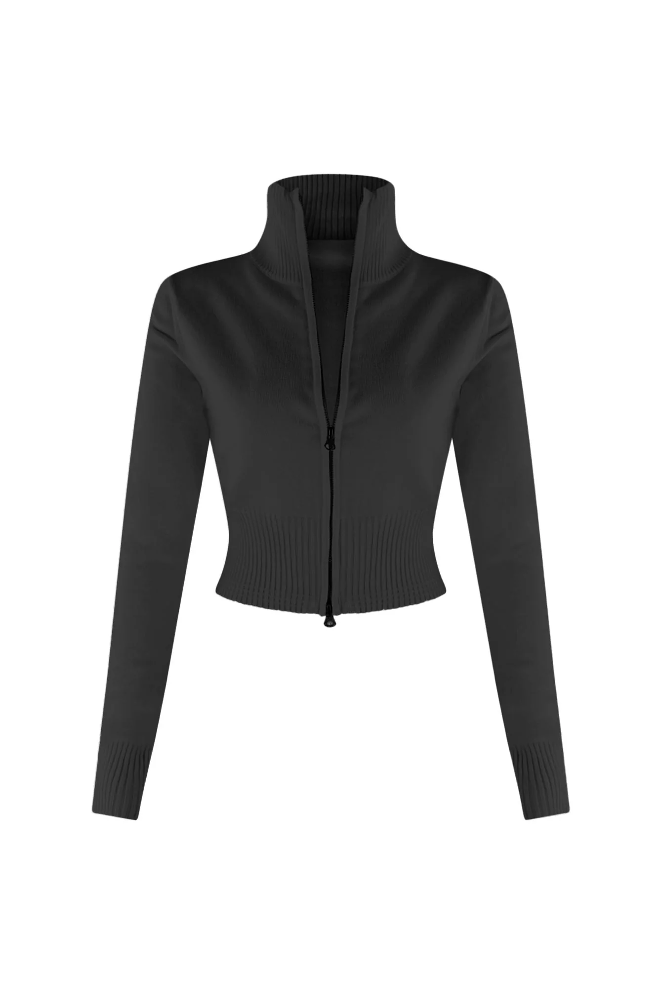 Another Round Two Way Zipper Knit Top - Image 5