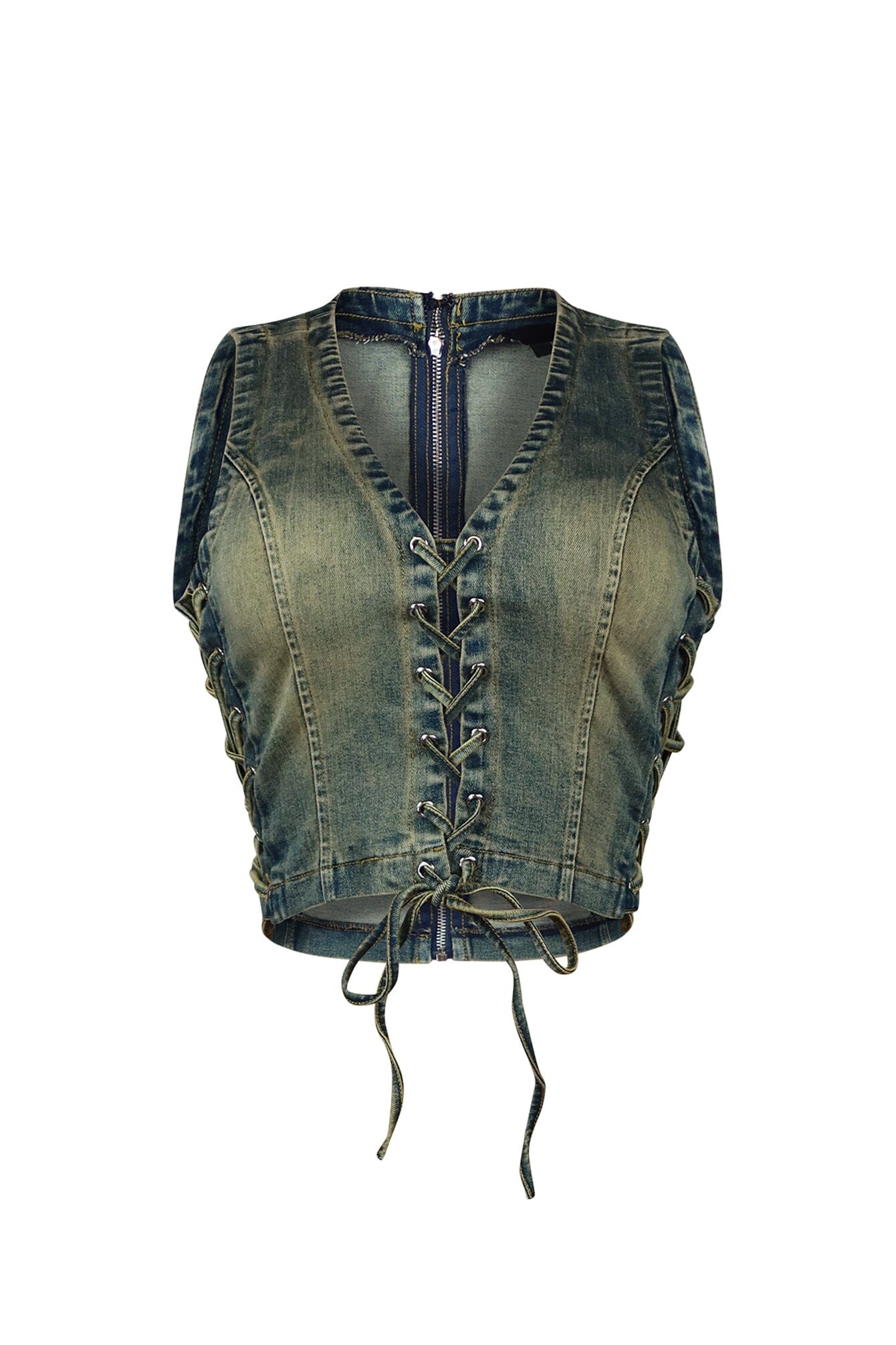 Anton Vintage Wash Sleeveless Top - Image 3