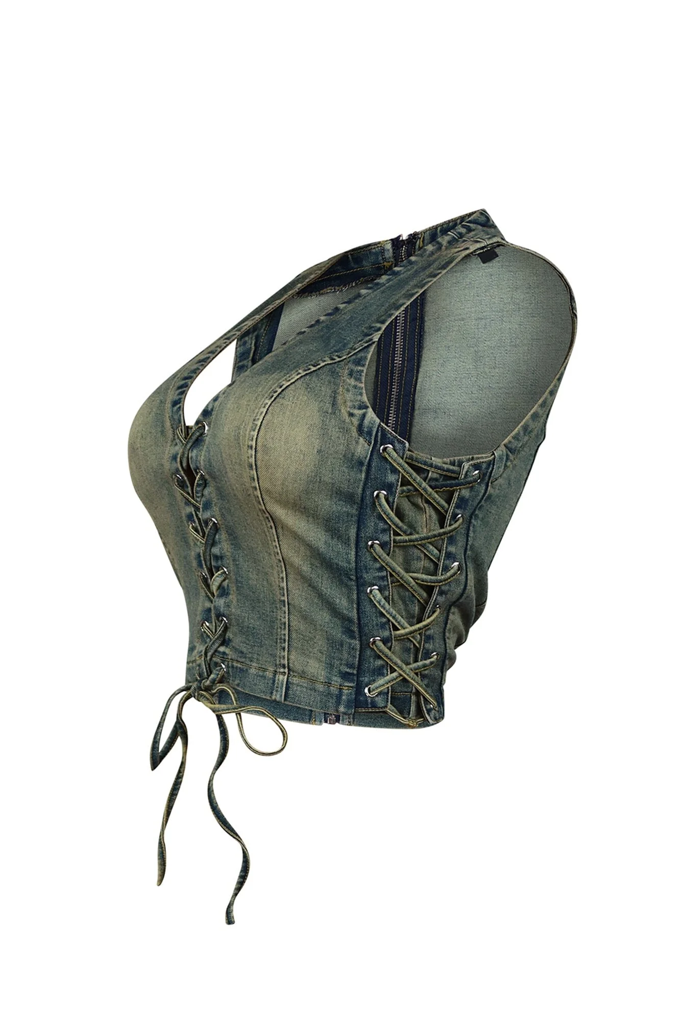 Anton Vintage Wash Sleeveless Top - Image 4