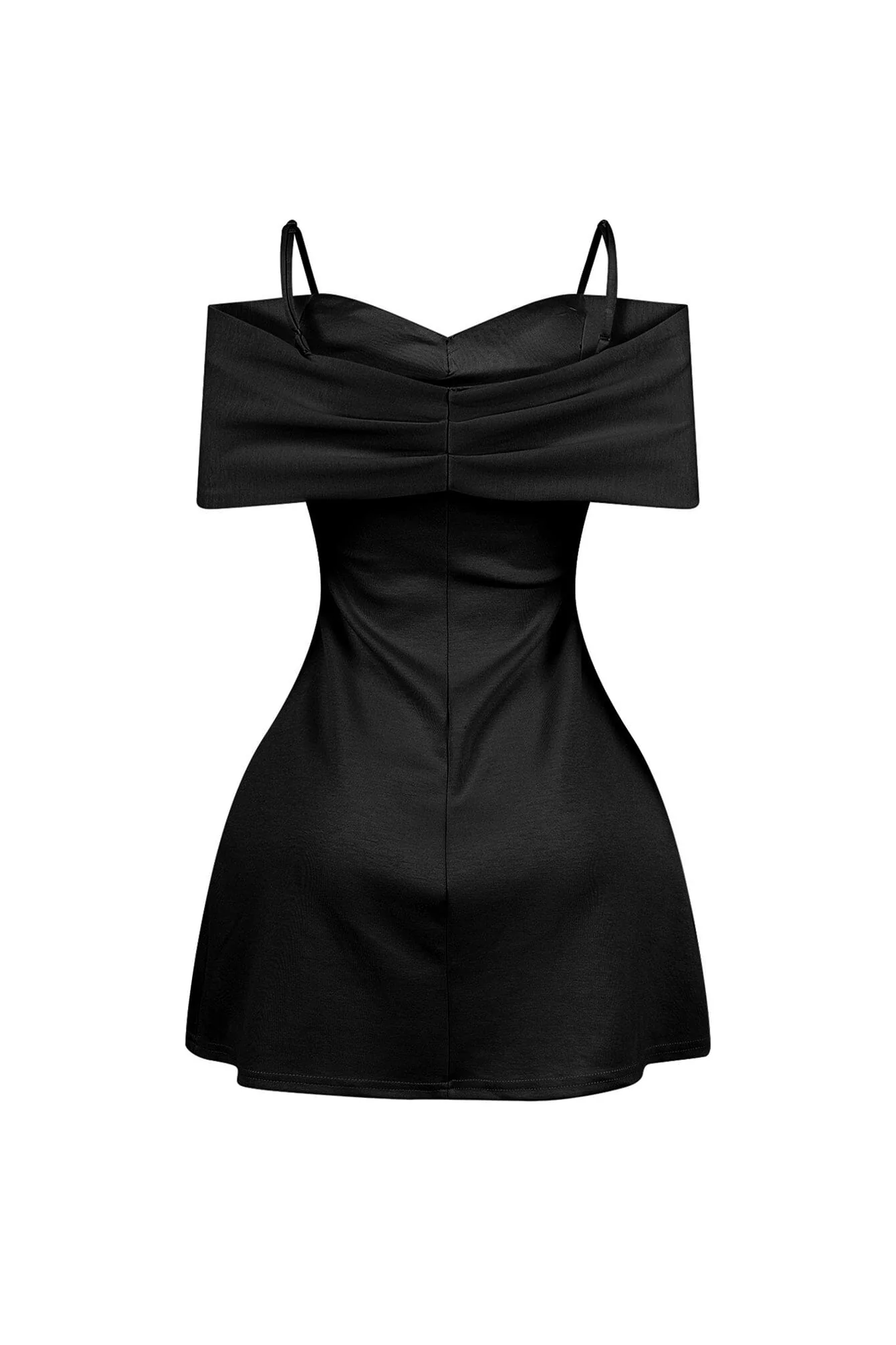 Ariana Pleated Off Shoulder Mini Dress - Image 9