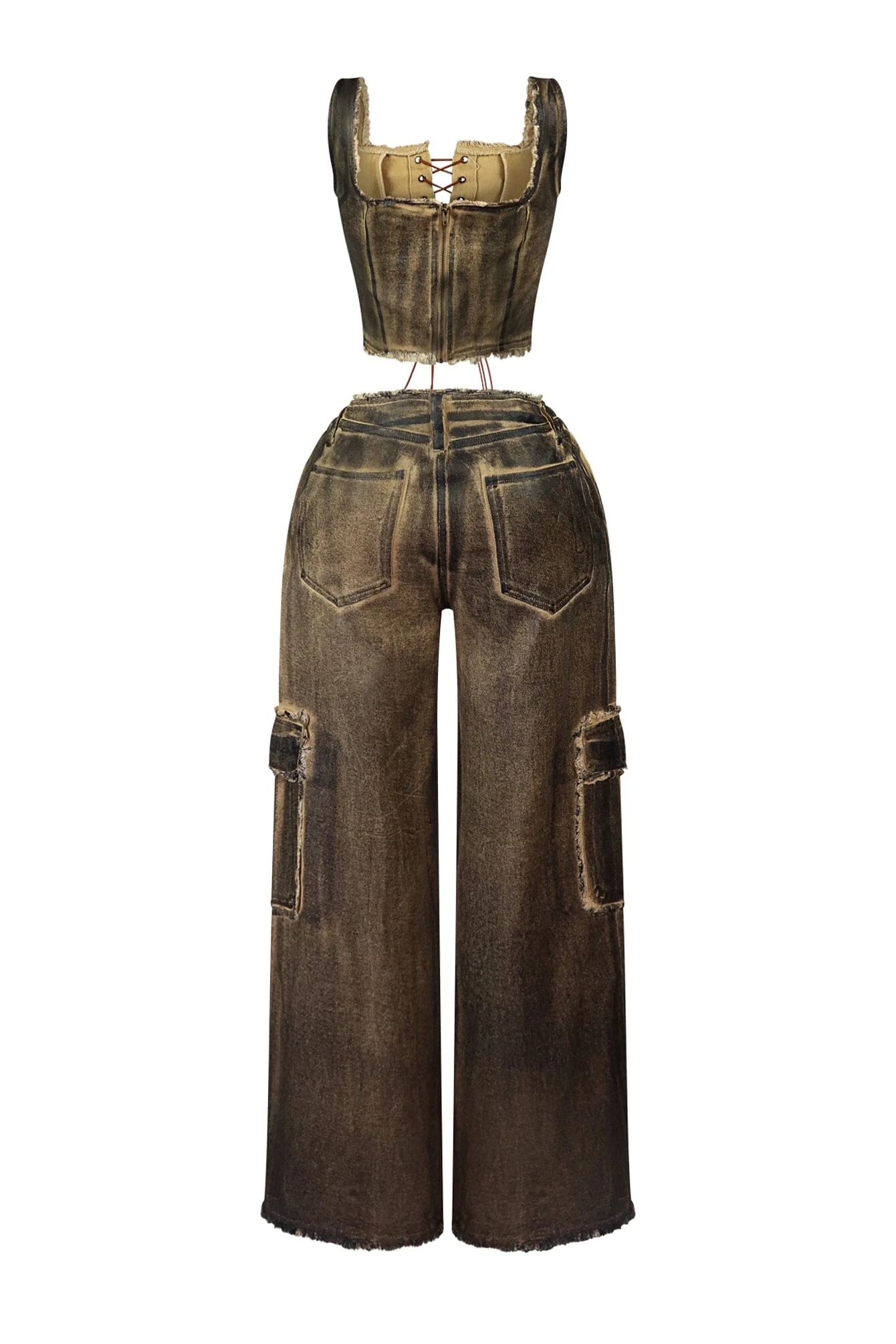 Arlo Cotton Twill Corset & Pants SET - Image 6