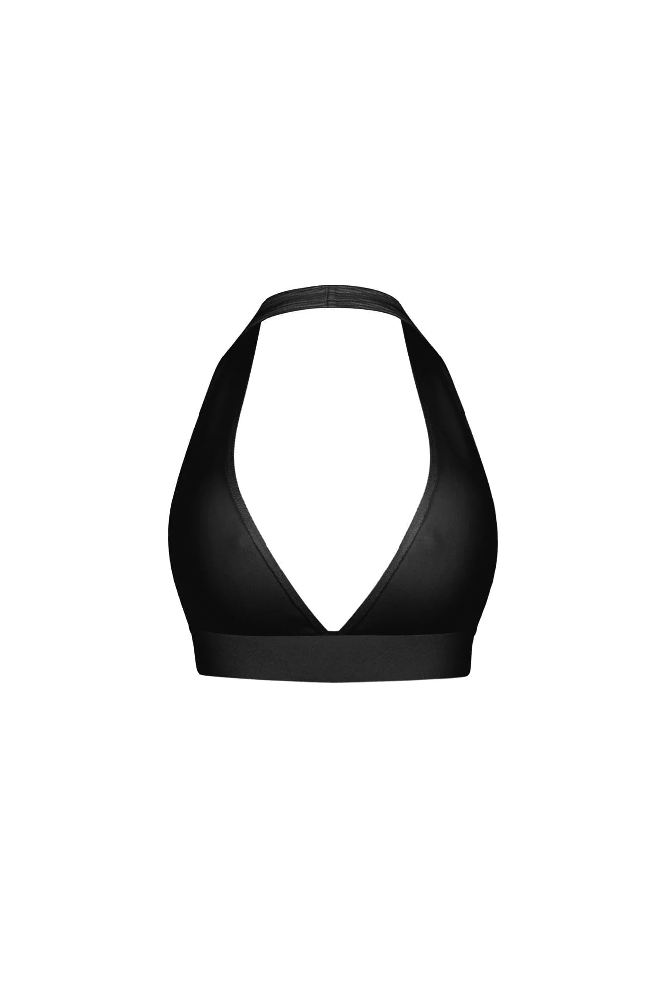 Astra Ribbed Deep V Neck Halter Top - Image 10