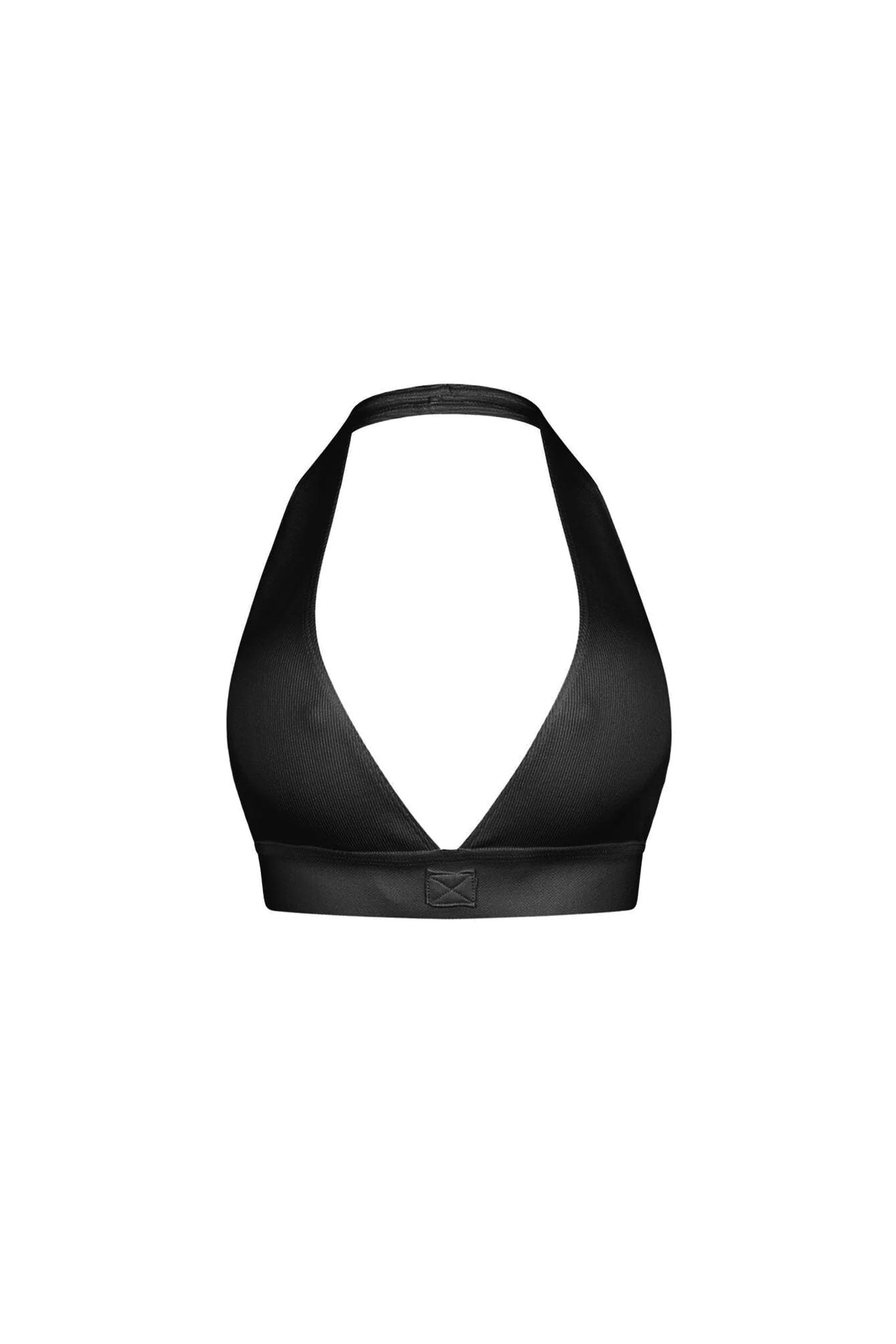 Astra Ribbed Deep V Neck Halter Top - Image 7