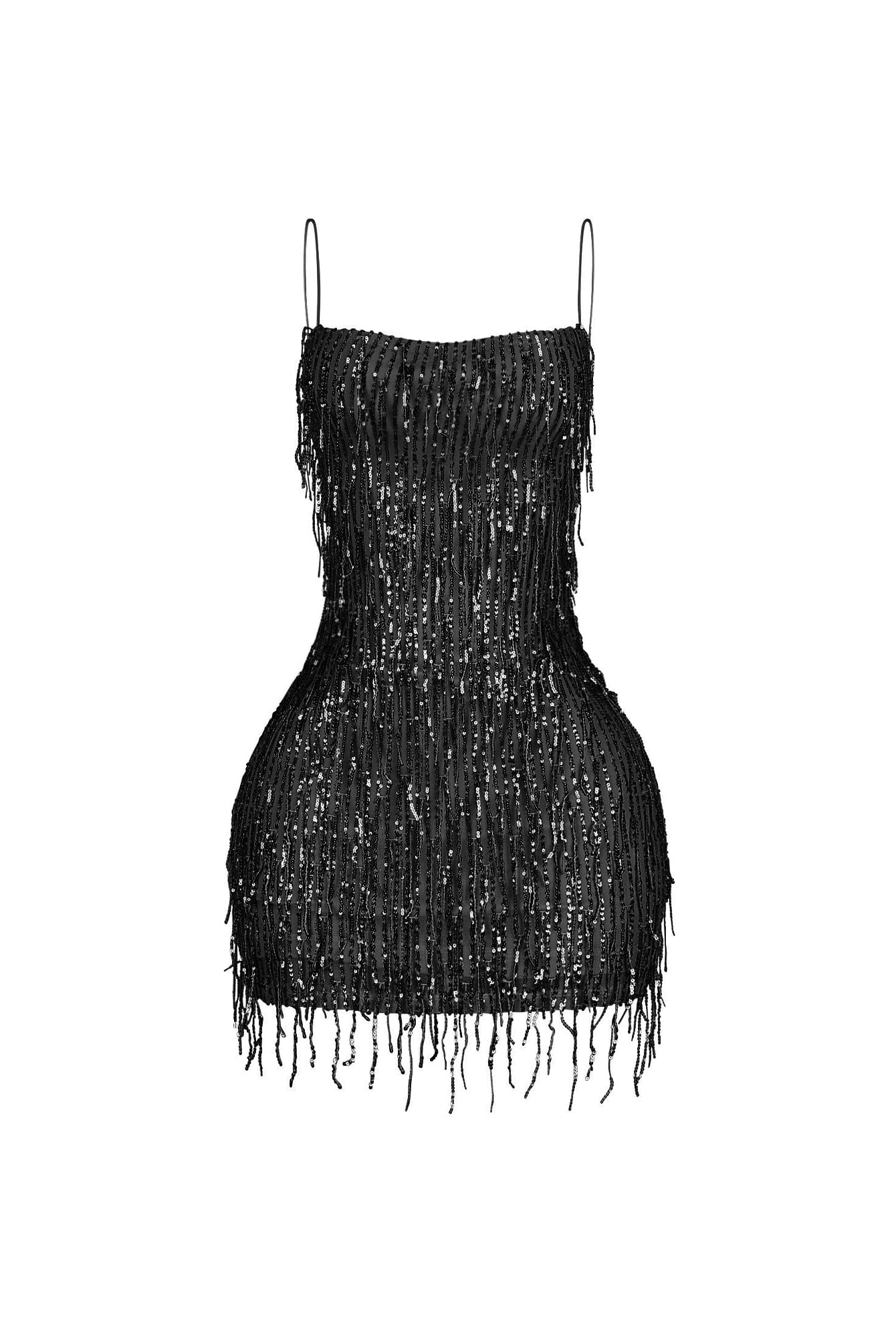 Attractive Sequin Fringe Mini Dress - Image 7