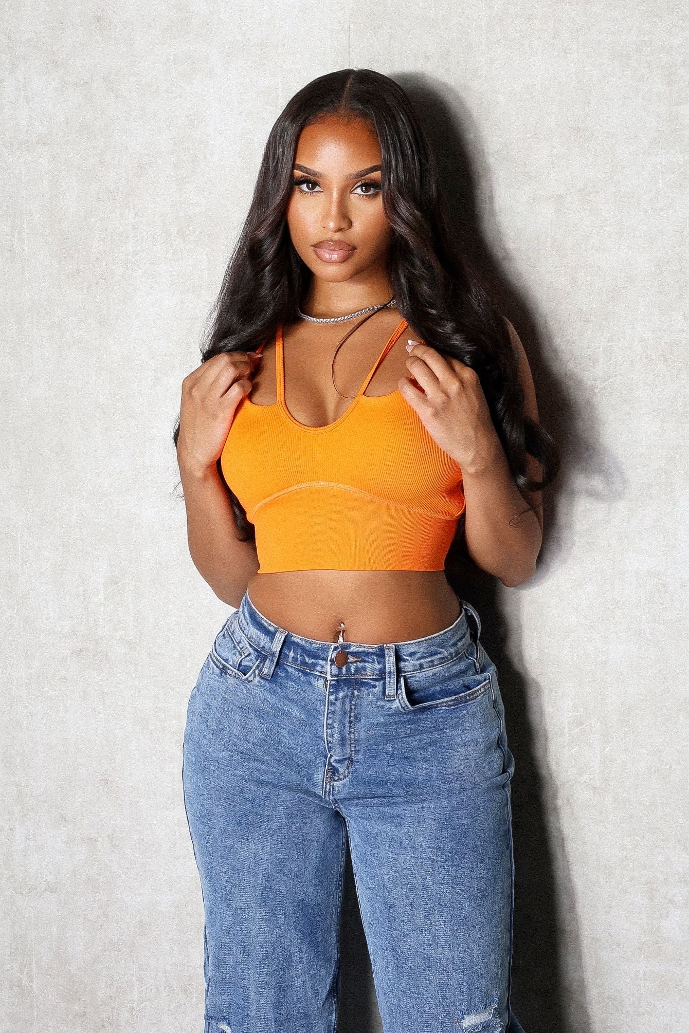 Baseform Double Strappy Crop Top - Image 5