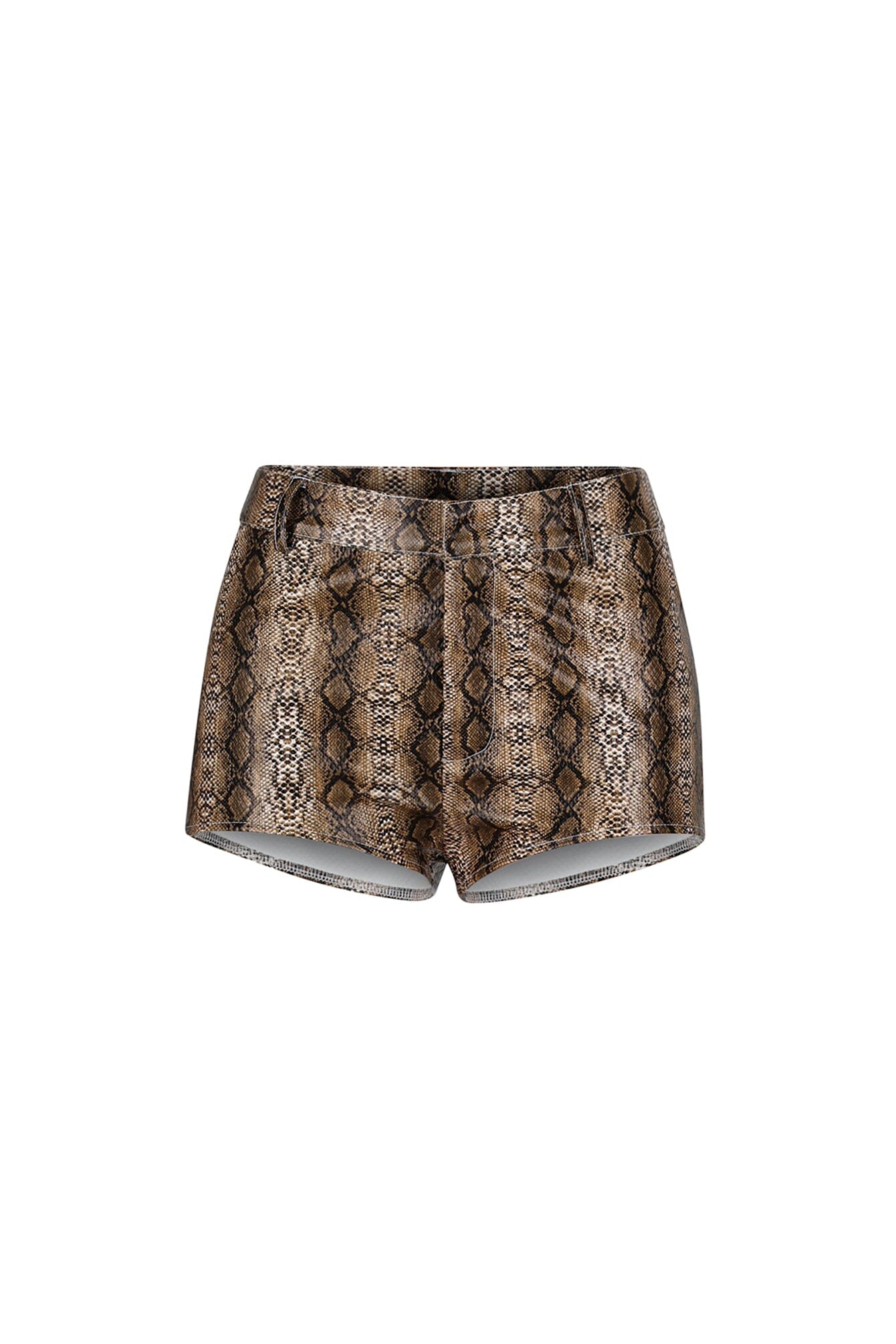 Berlin Snake PU Shorts - Image 6