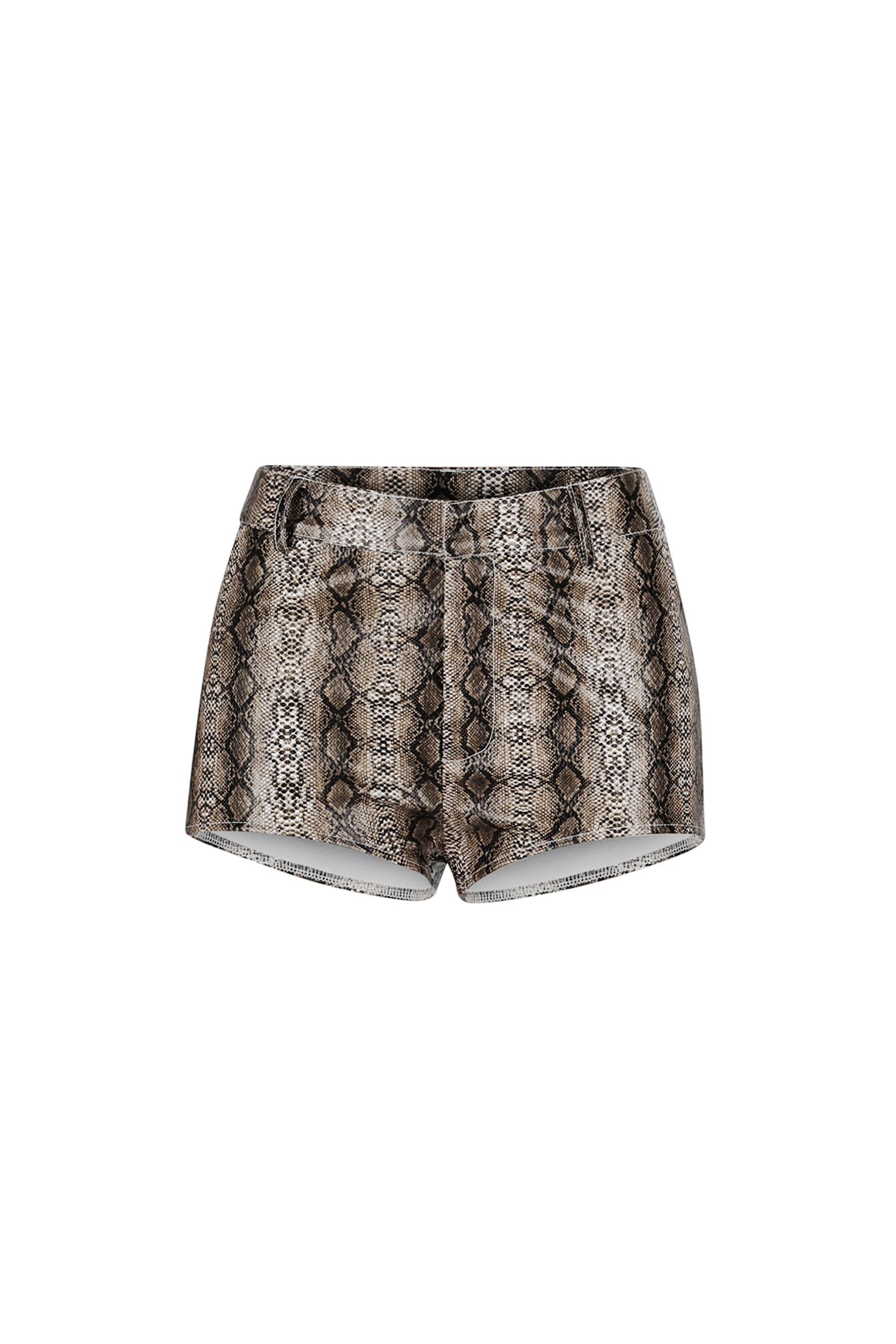 Berlin Snake PU Shorts - Image 7
