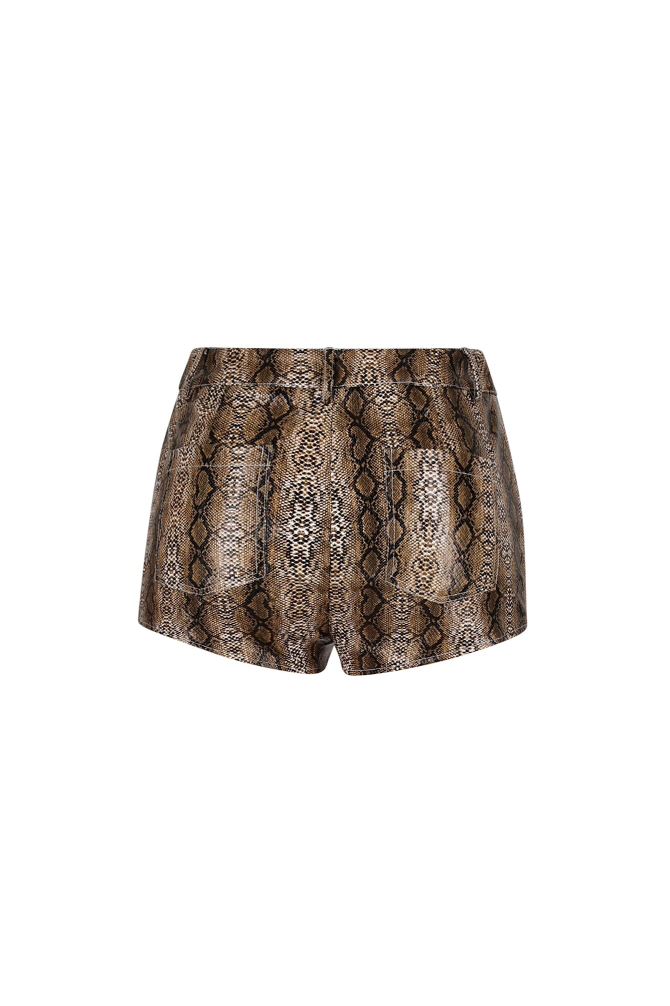 Berlin Snake PU Shorts - Image 8