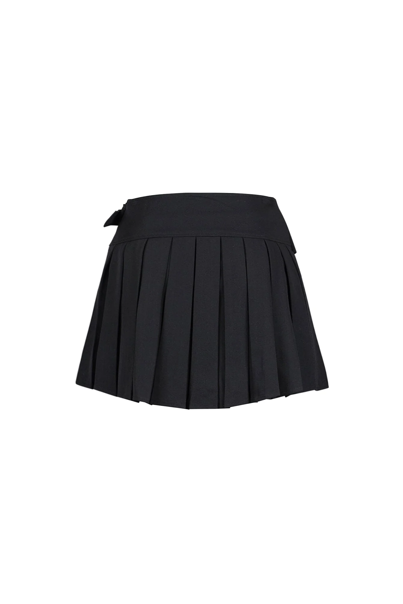 Black Current Pleated Mini Skirt - Image 5