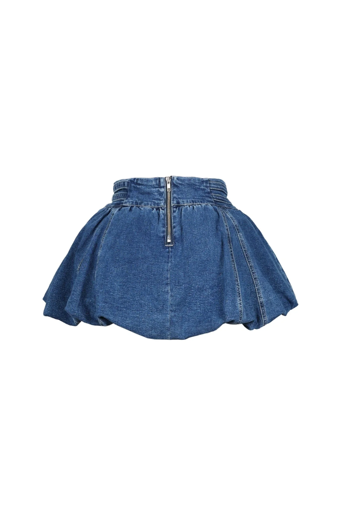 Bloomington Buckled Denim Skort - Image 5