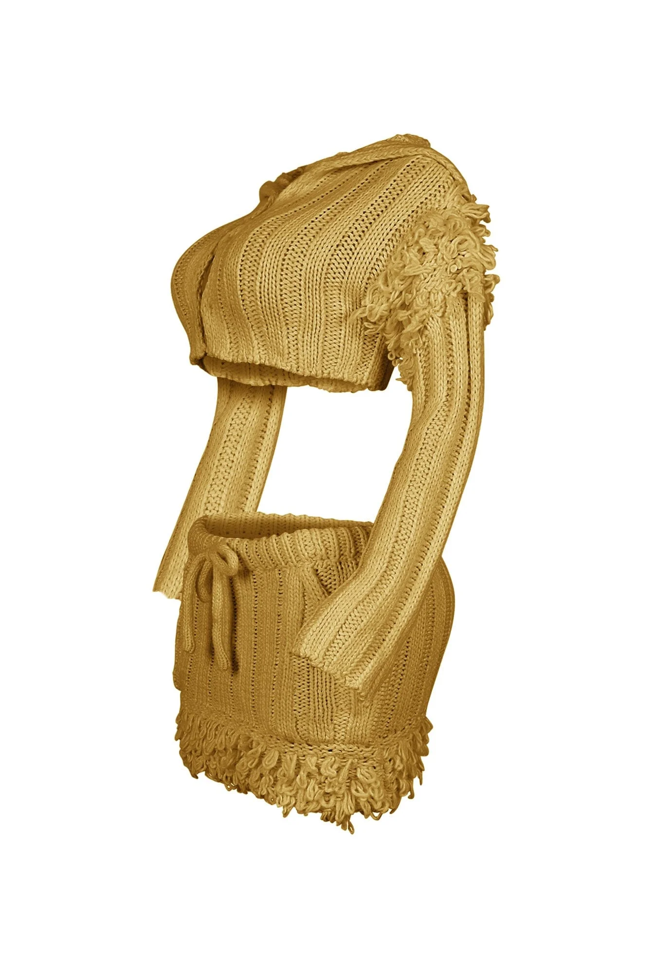 Briana Knit Cropped Top & Skirt SET - Image 7