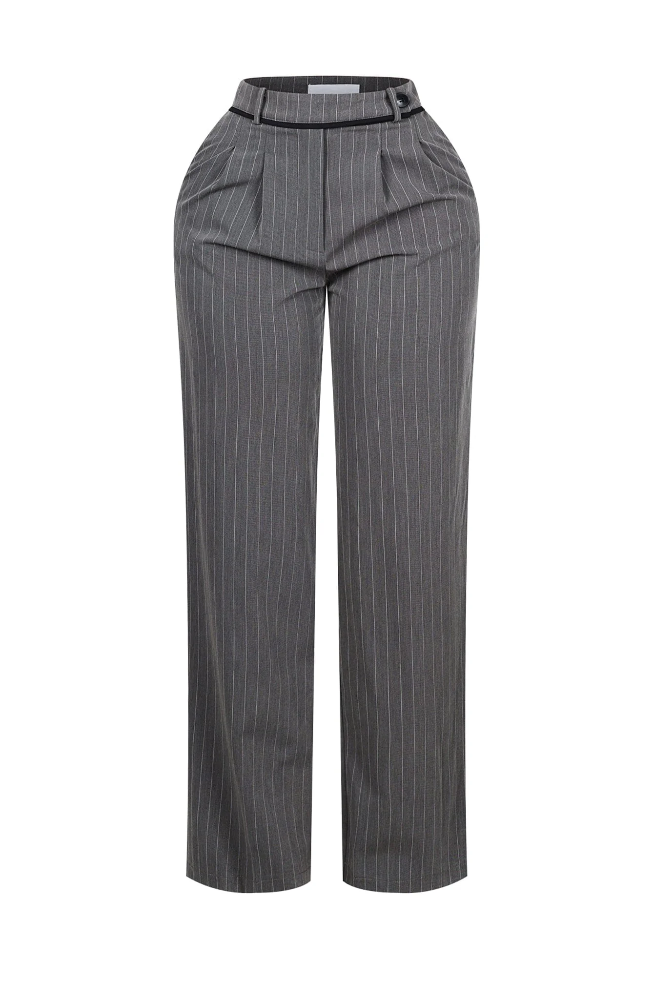 Camilia Pin Stripe Woven Tailored Trousers - Image 4