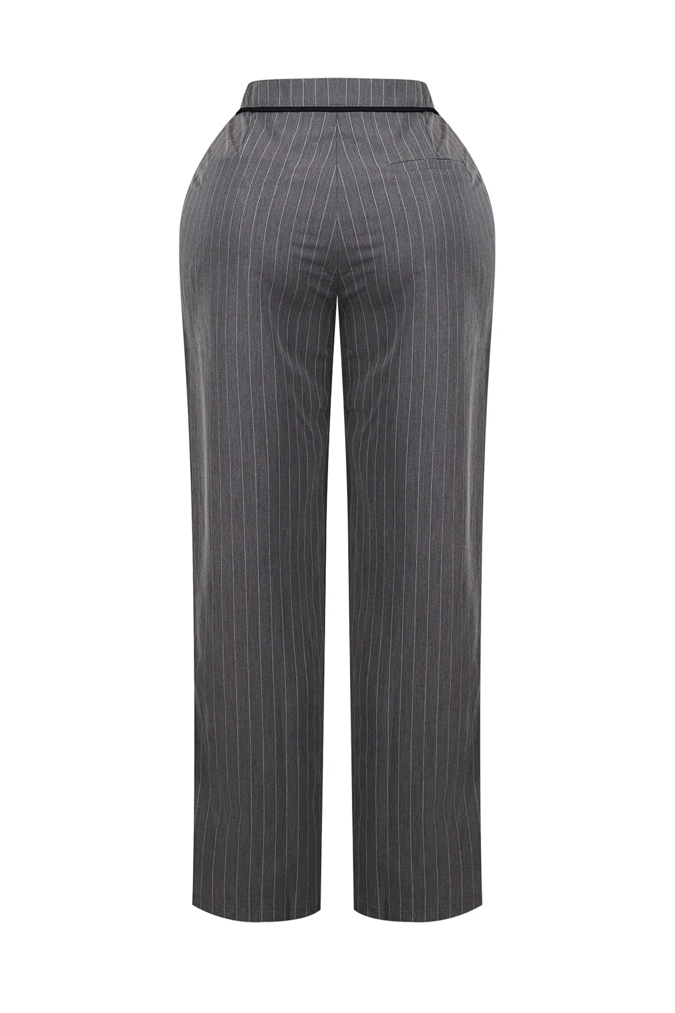 Camilia Pin Stripe Woven Tailored Trousers - Image 5