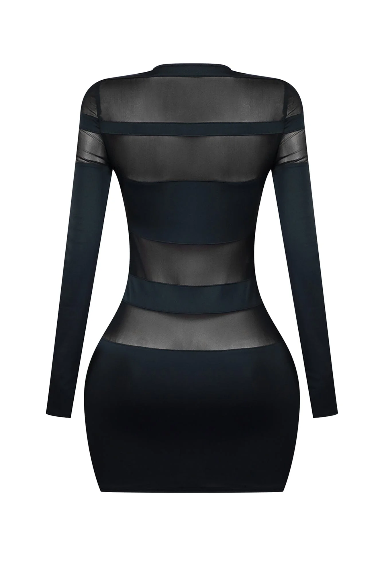 Carolina Mesh Contrast Mini Dress - Image 5