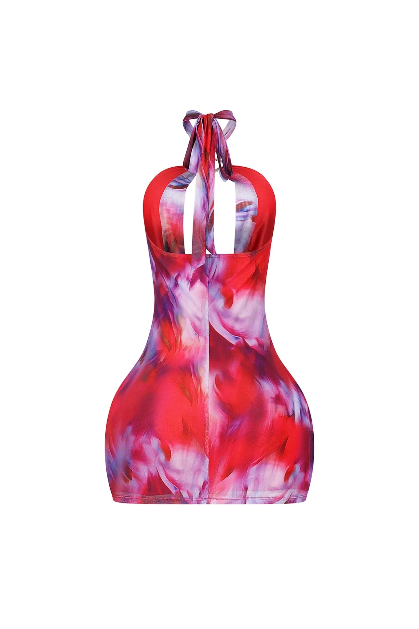 Chiara Printed Metal Halter Dress - Image 6