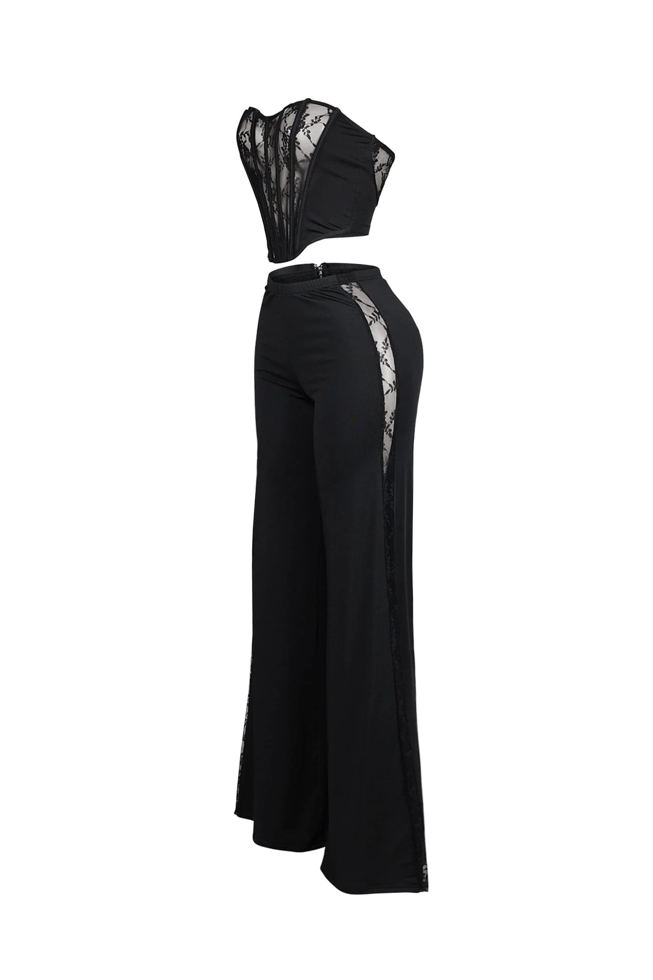 Cirelle Lace Corset Top & Pants SET - Image 4