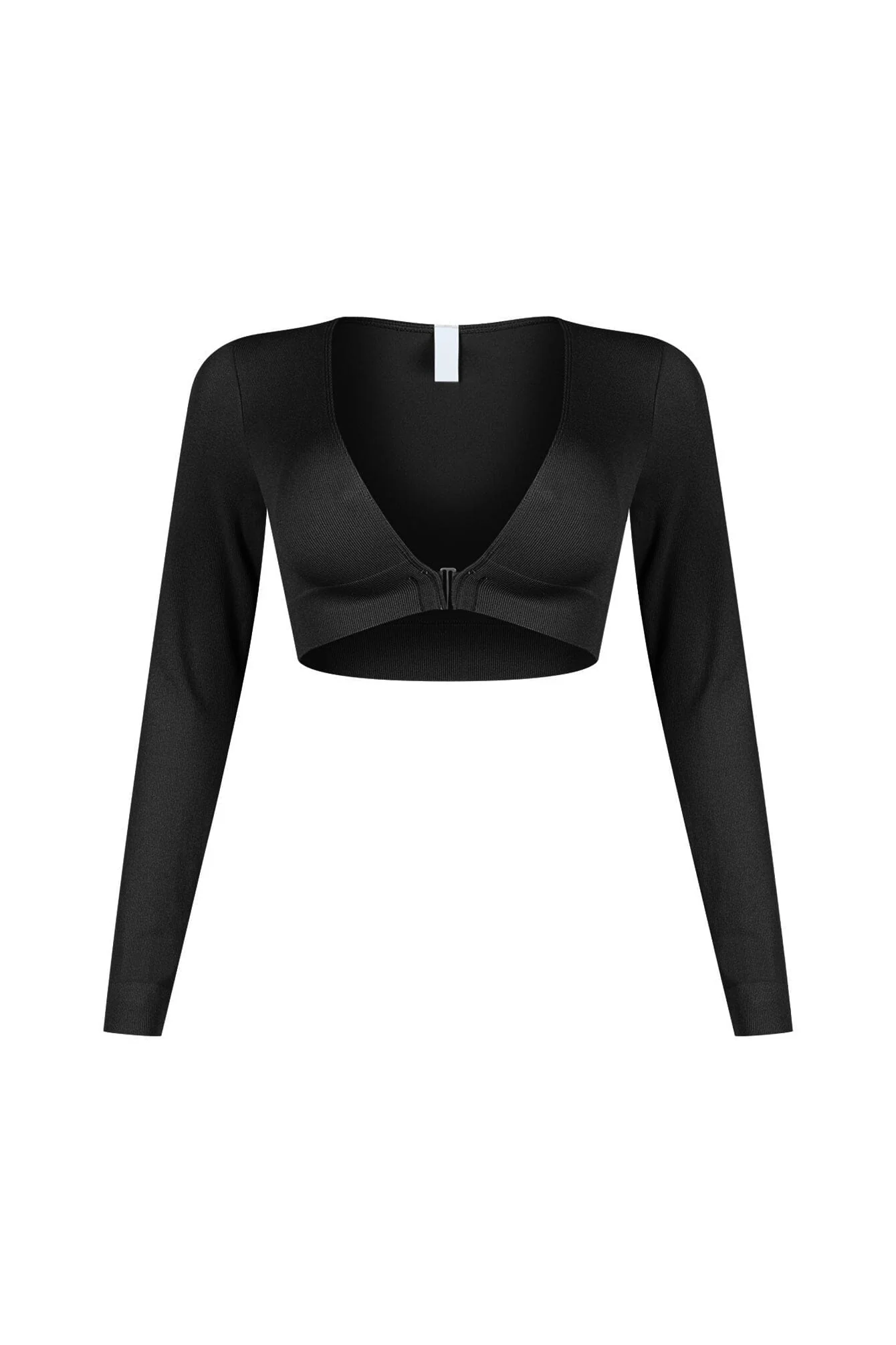 Clean V Neck Long Sleeve Top - Image 7