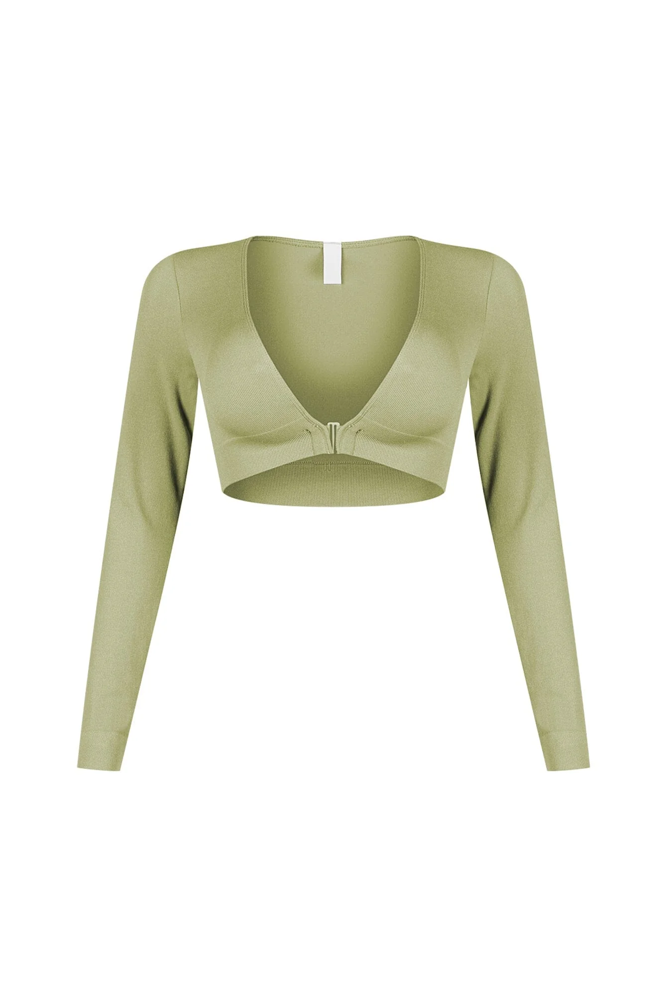 Clean V Neck Long Sleeve Top - Image 8