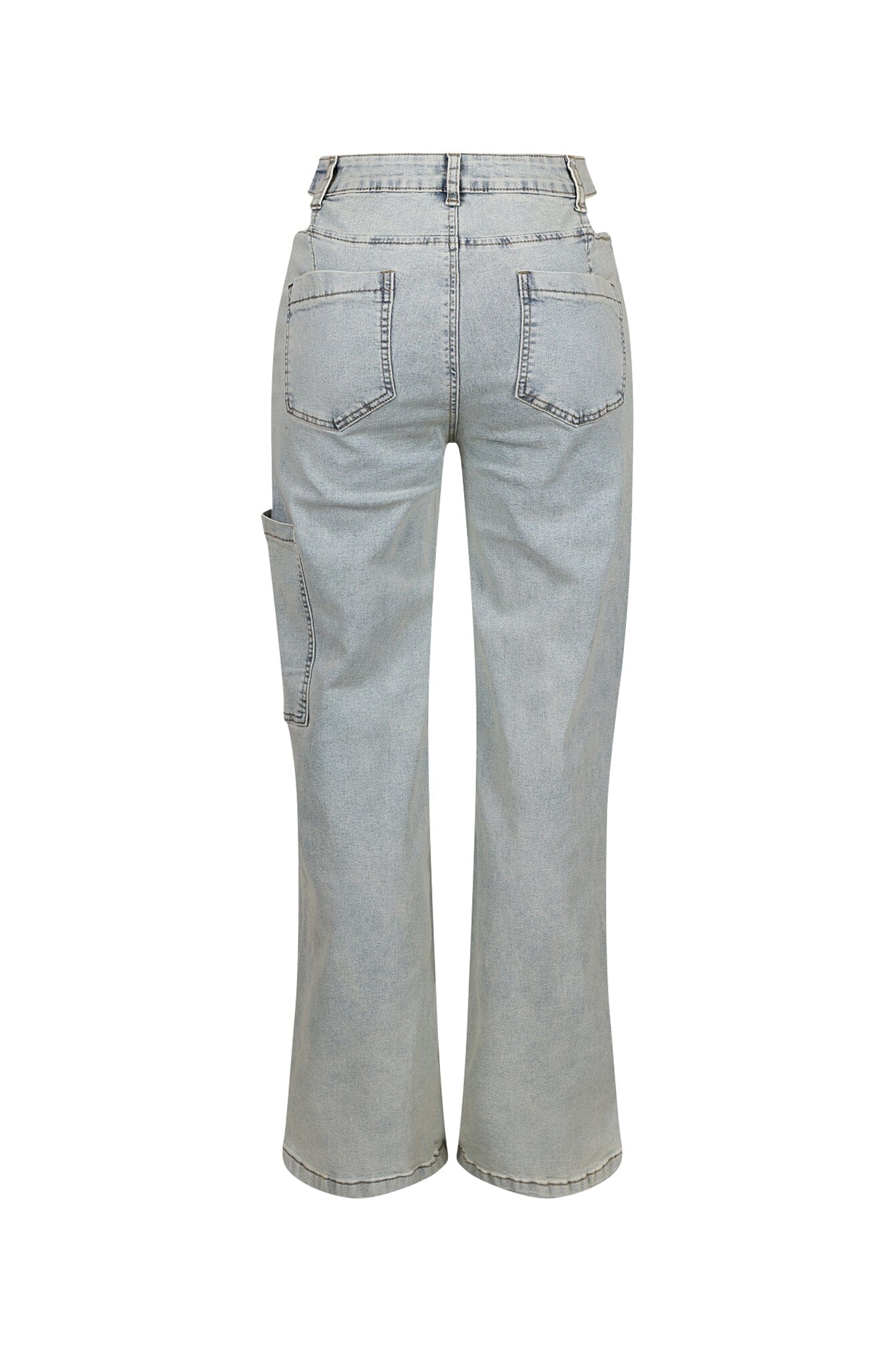 Crush High Waist Zipper Cutout Jeans - Image 4