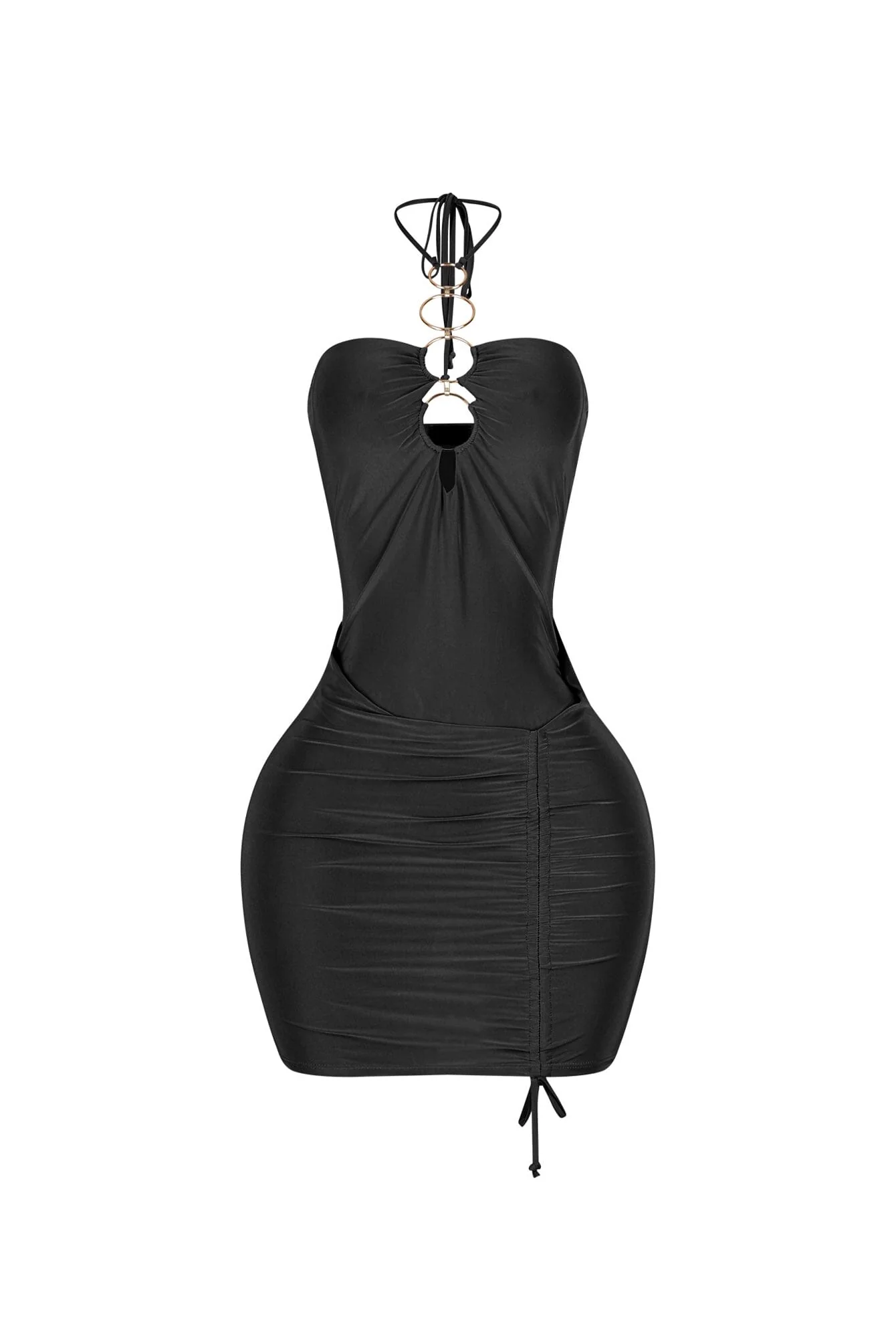 Crush Ring Cutout Mini Dress - Image 6