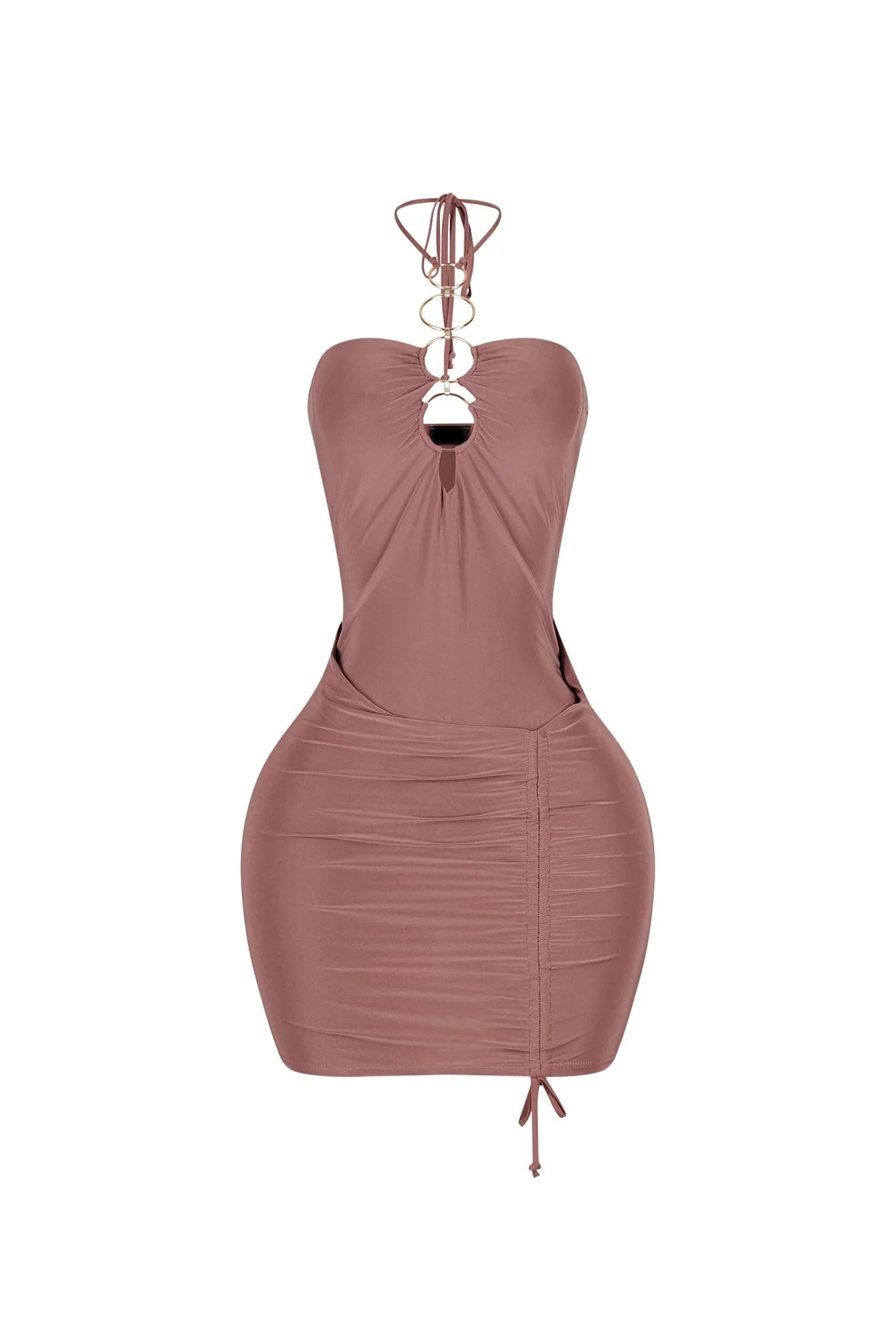 Crush Ring Cutout Mini Dress - Image 7