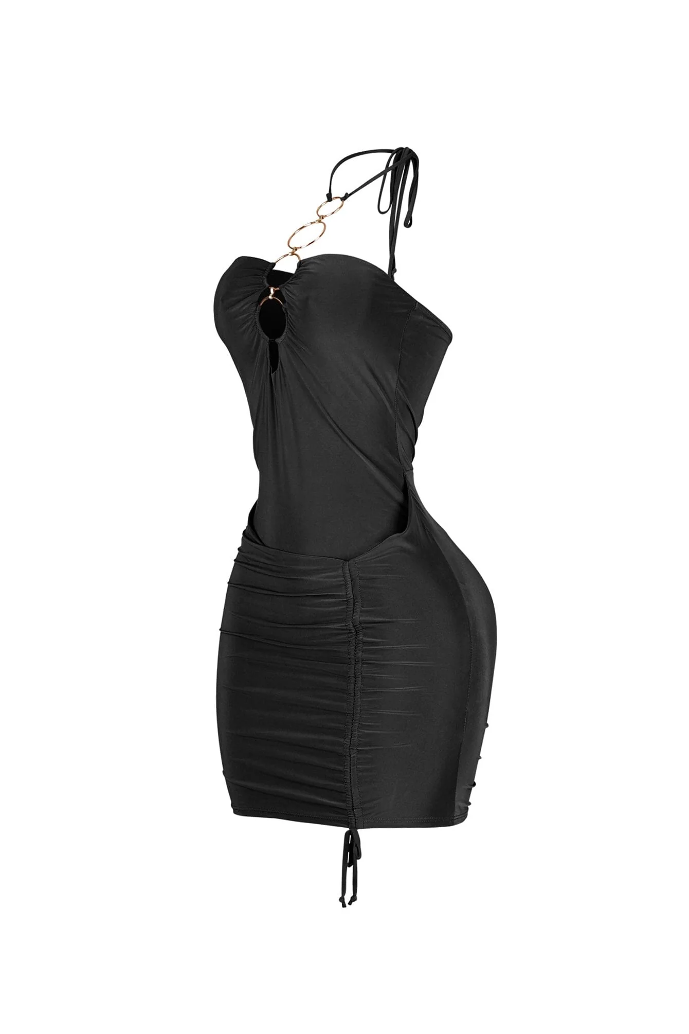 Crush Ring Cutout Mini Dress - Image 8