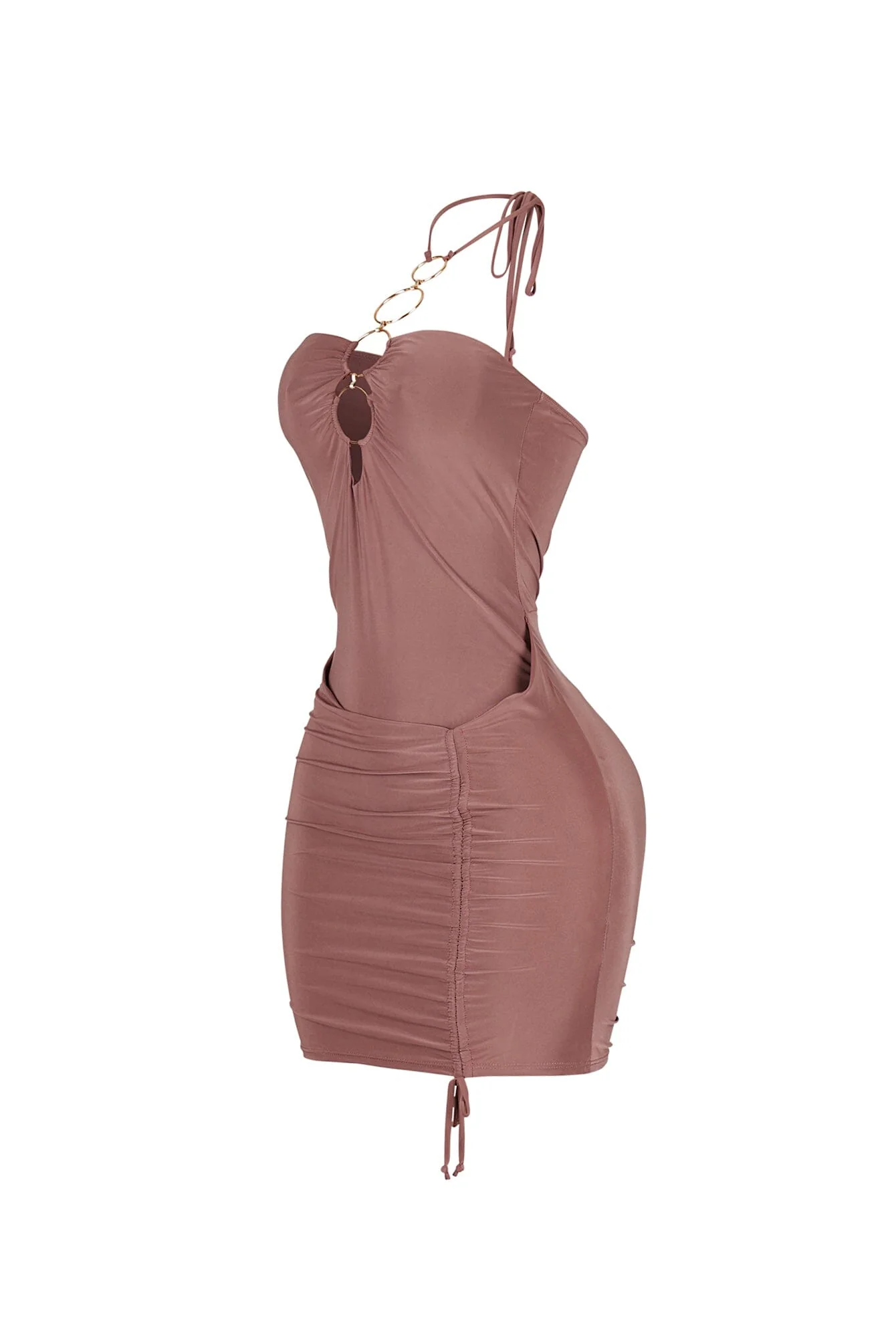 Crush Ring Cutout Mini Dress - Image 9