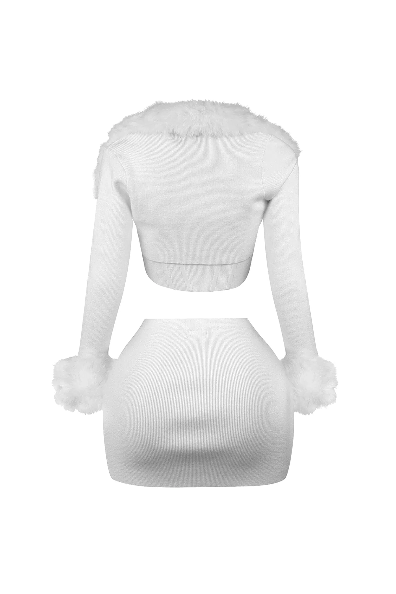Dakota Fur Trim Knit 3 Piece SET - Image 10