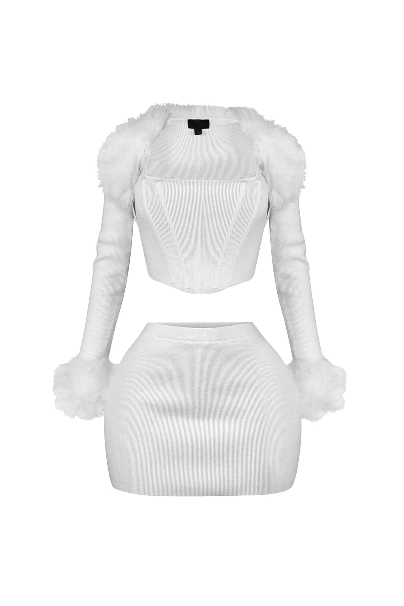 Dakota Fur Trim Knit 3 Piece SET - Image 6