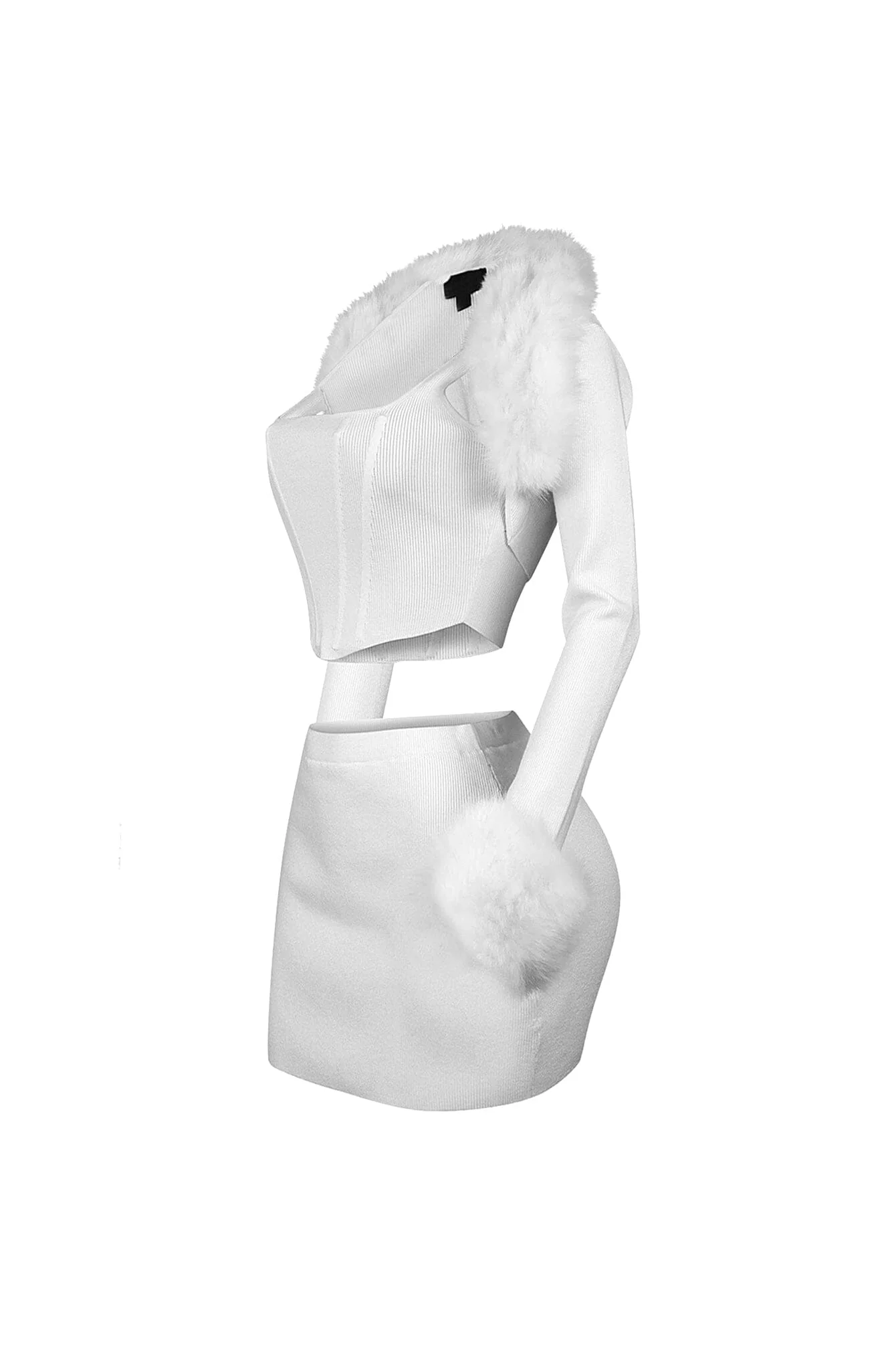 Dakota Fur Trim Knit 3 Piece SET - Image 8