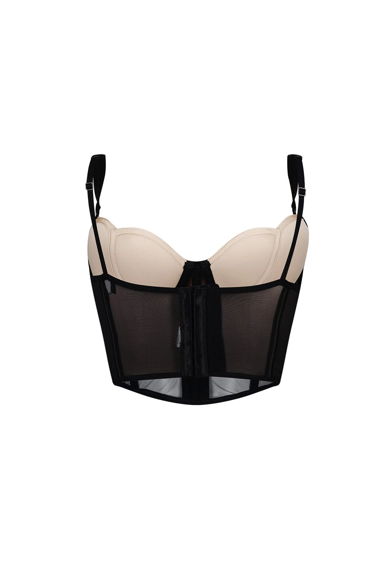 Delicate Love Mesh Boned Bustier - Image 9