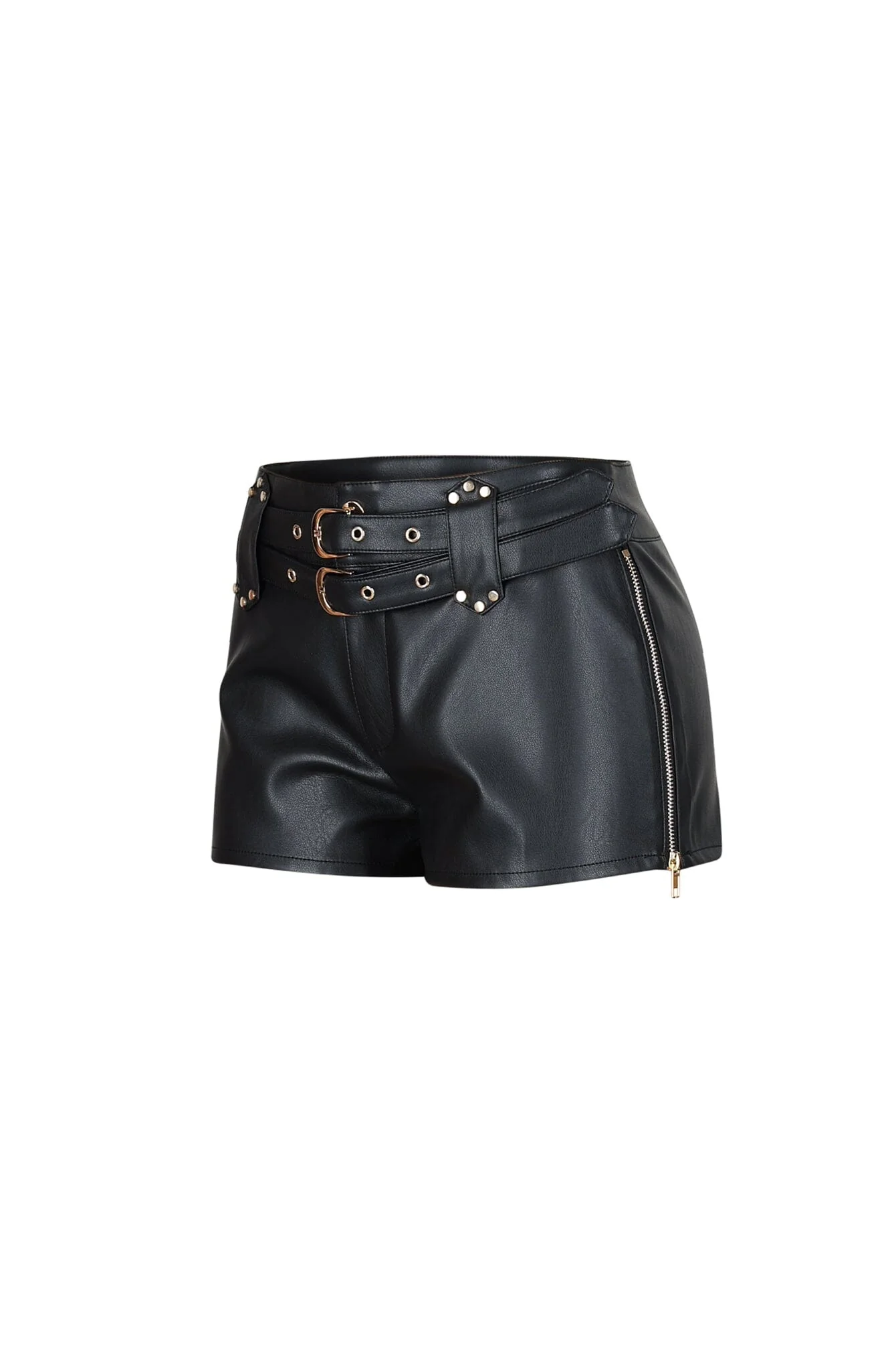 Detroit Faux Leather Shorts - Image 4