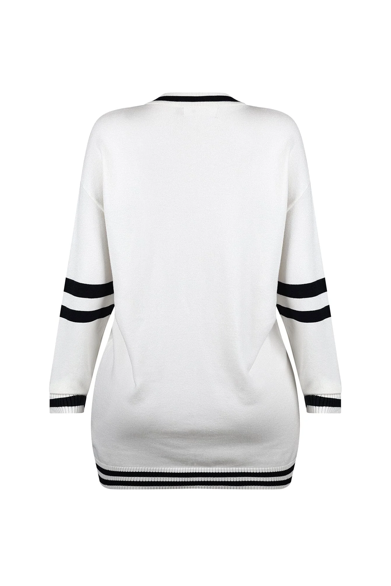 Devyn Oversized Jersey Sweater Top - Image 7