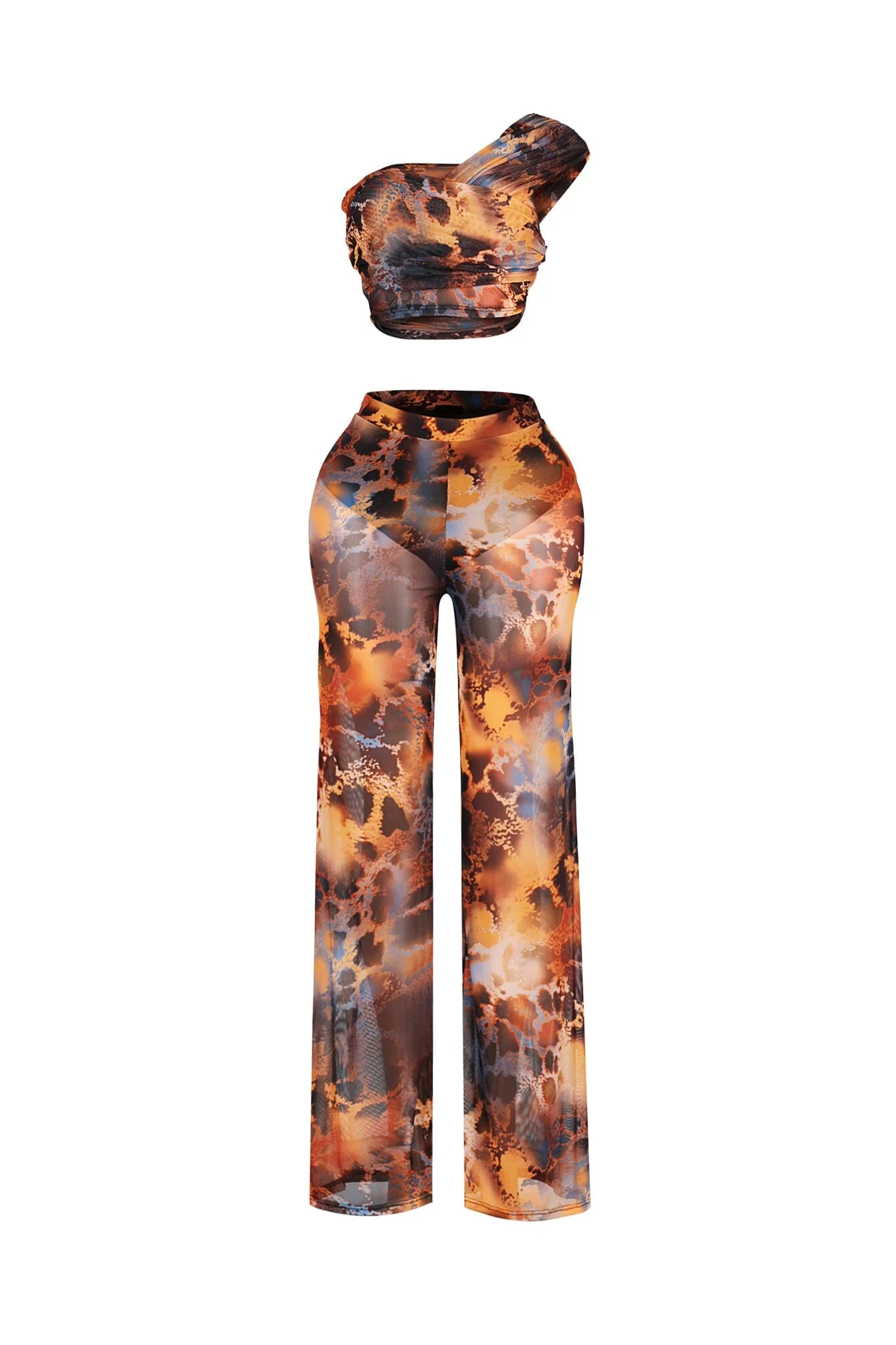 Dual Aura Mesh Top & Pants SET - Image 4