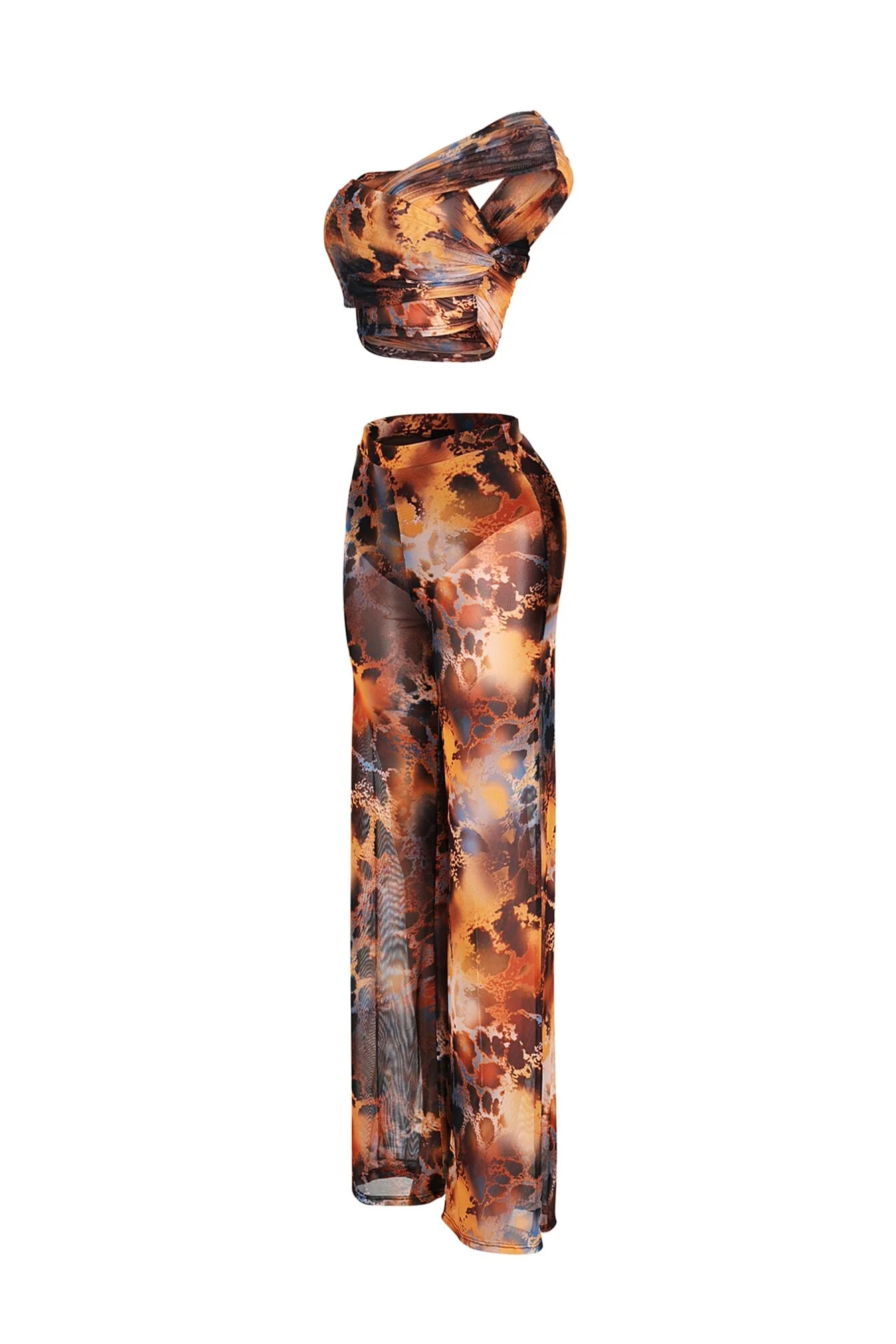 Dual Aura Mesh Top & Pants SET - Image 5