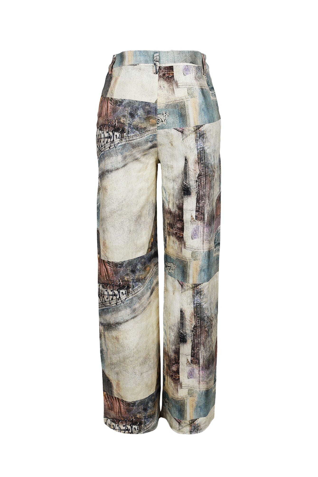 Frevia Print Baggy Fit Denim Jeans - Image 4