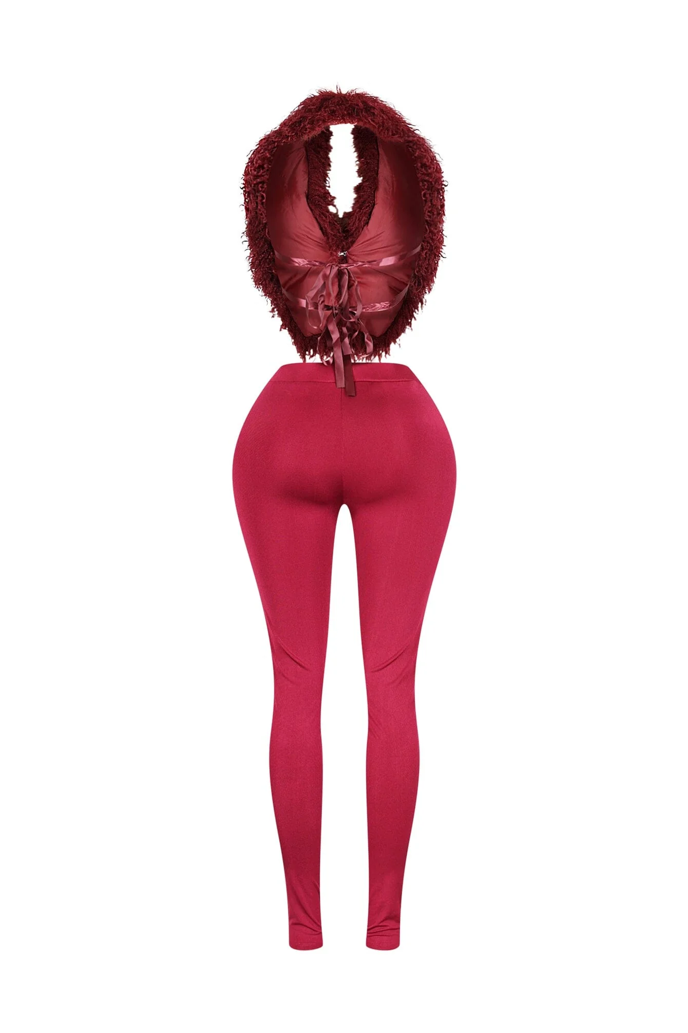 Furista Fur Halter Vest & Leggings SET - Image 11