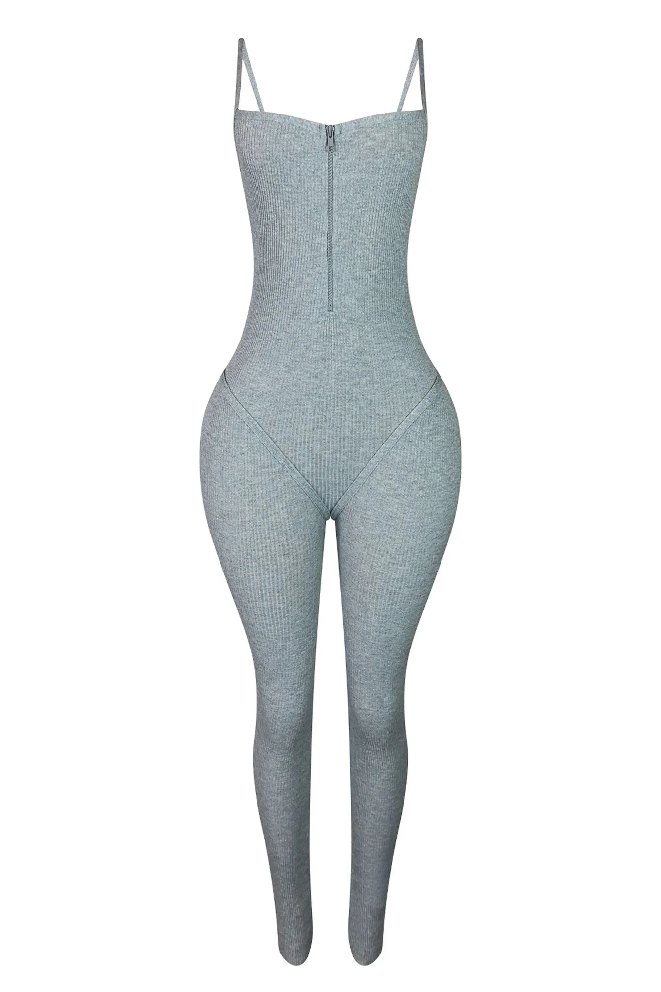 Give Me A Break Ribbed Knit Jumpsuit - Image 3