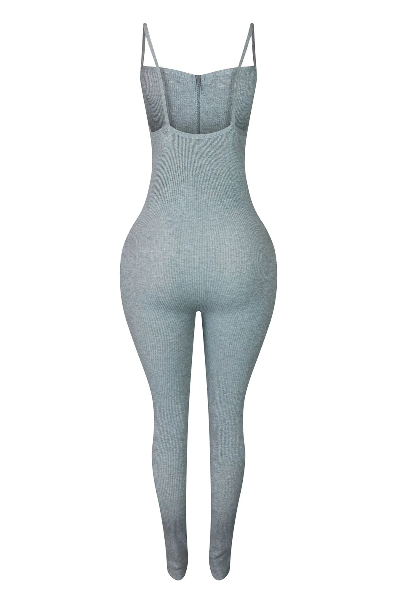 Give Me A Break Ribbed Knit Jumpsuit - Image 4