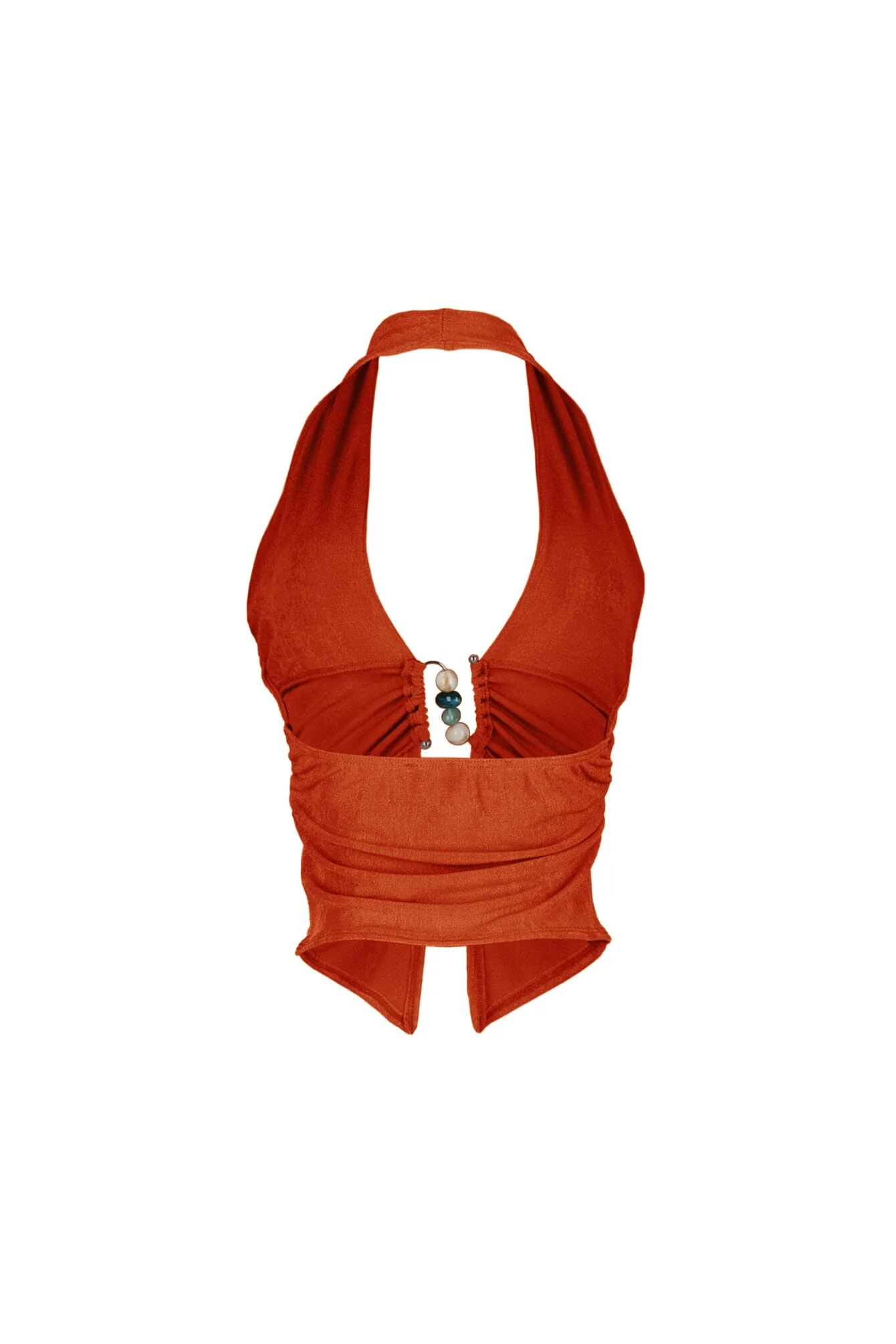 Goa Slinky Beaded Halter Top - Image 11