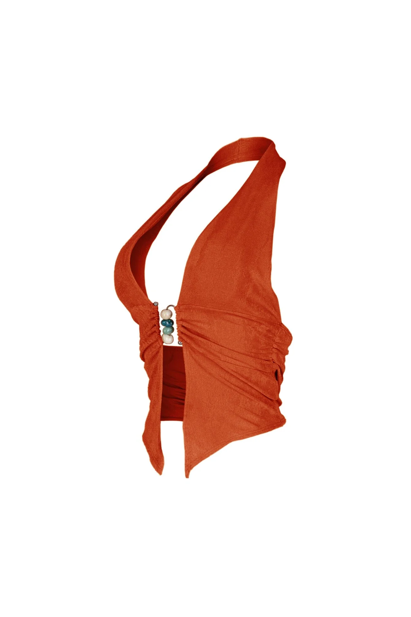 Goa Slinky Beaded Halter Top - Image 8