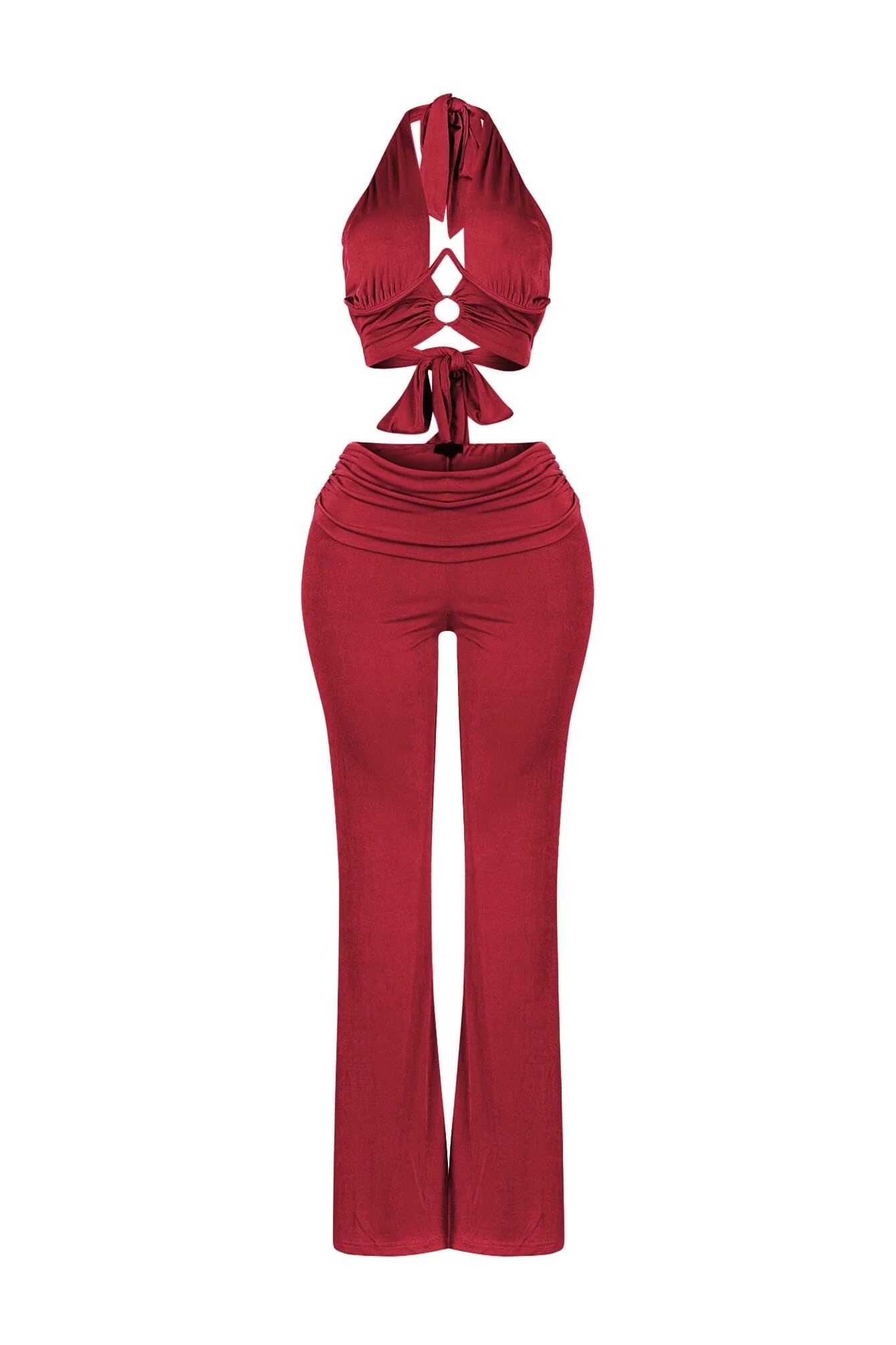Graceful Passion Crop Top & Pants SET - Image 8
