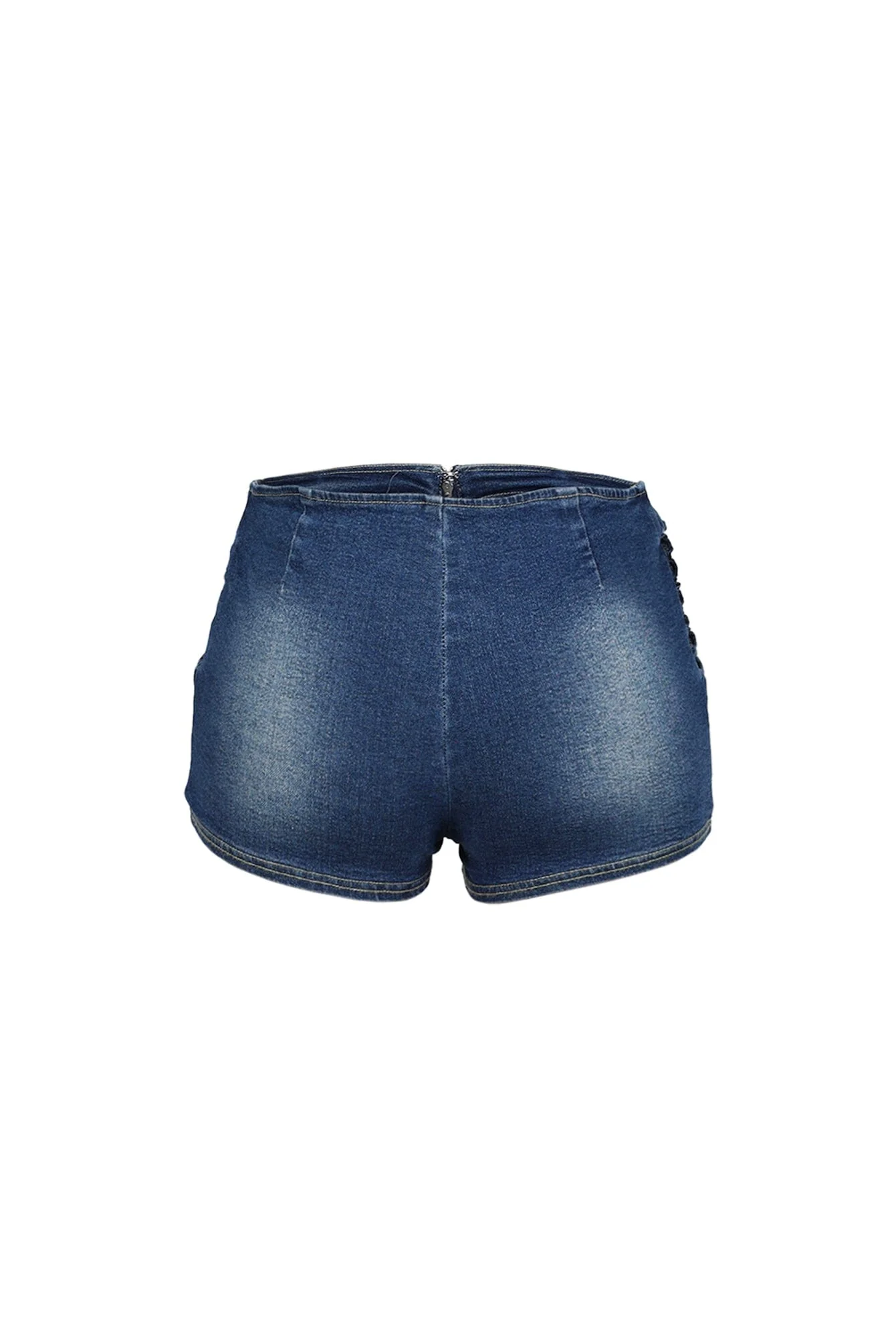 Indigoa Denim Micro Shorts - Image 5