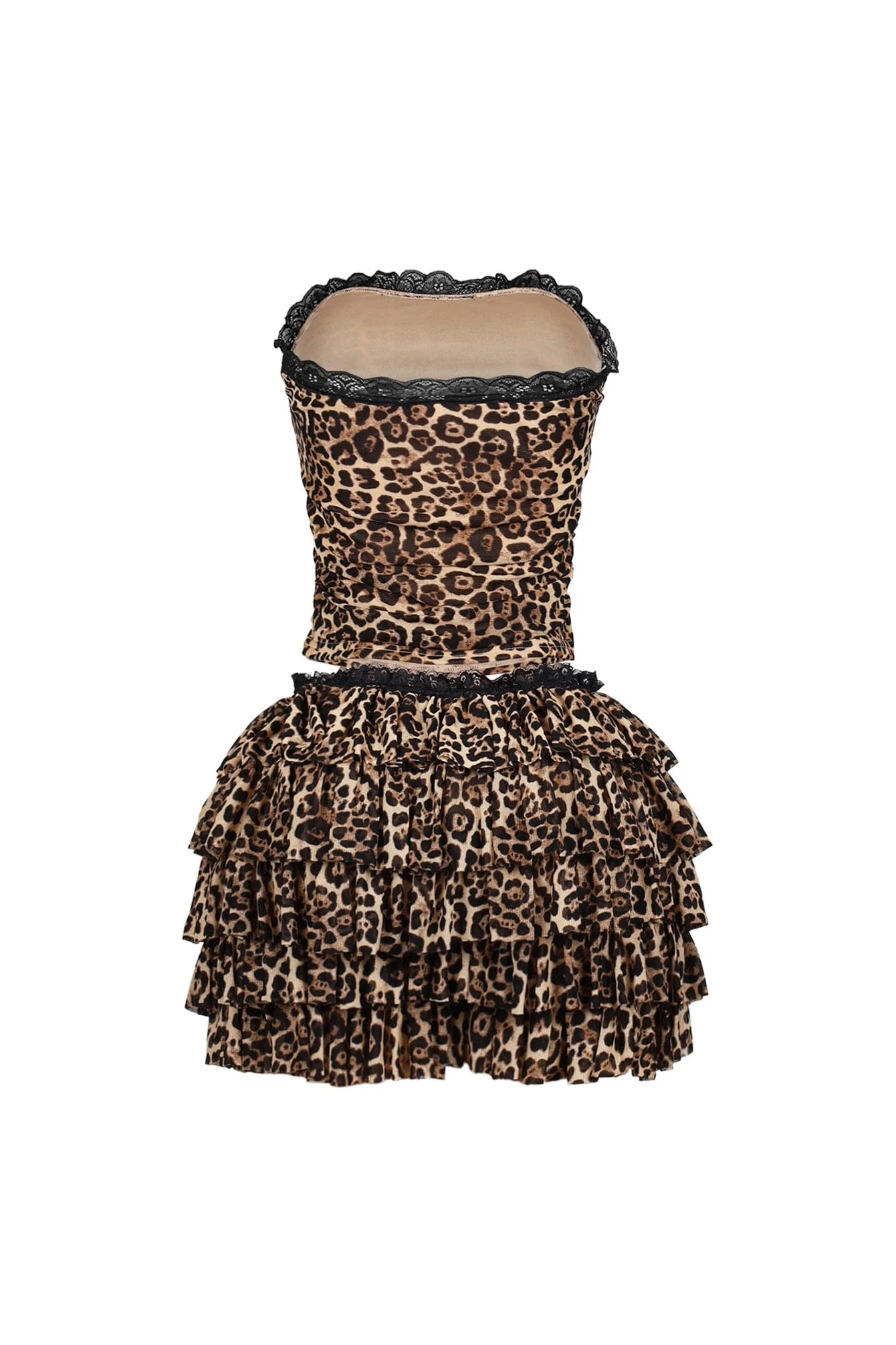 Instinct Leopard Mesh Top & Shorts SET - Image 6