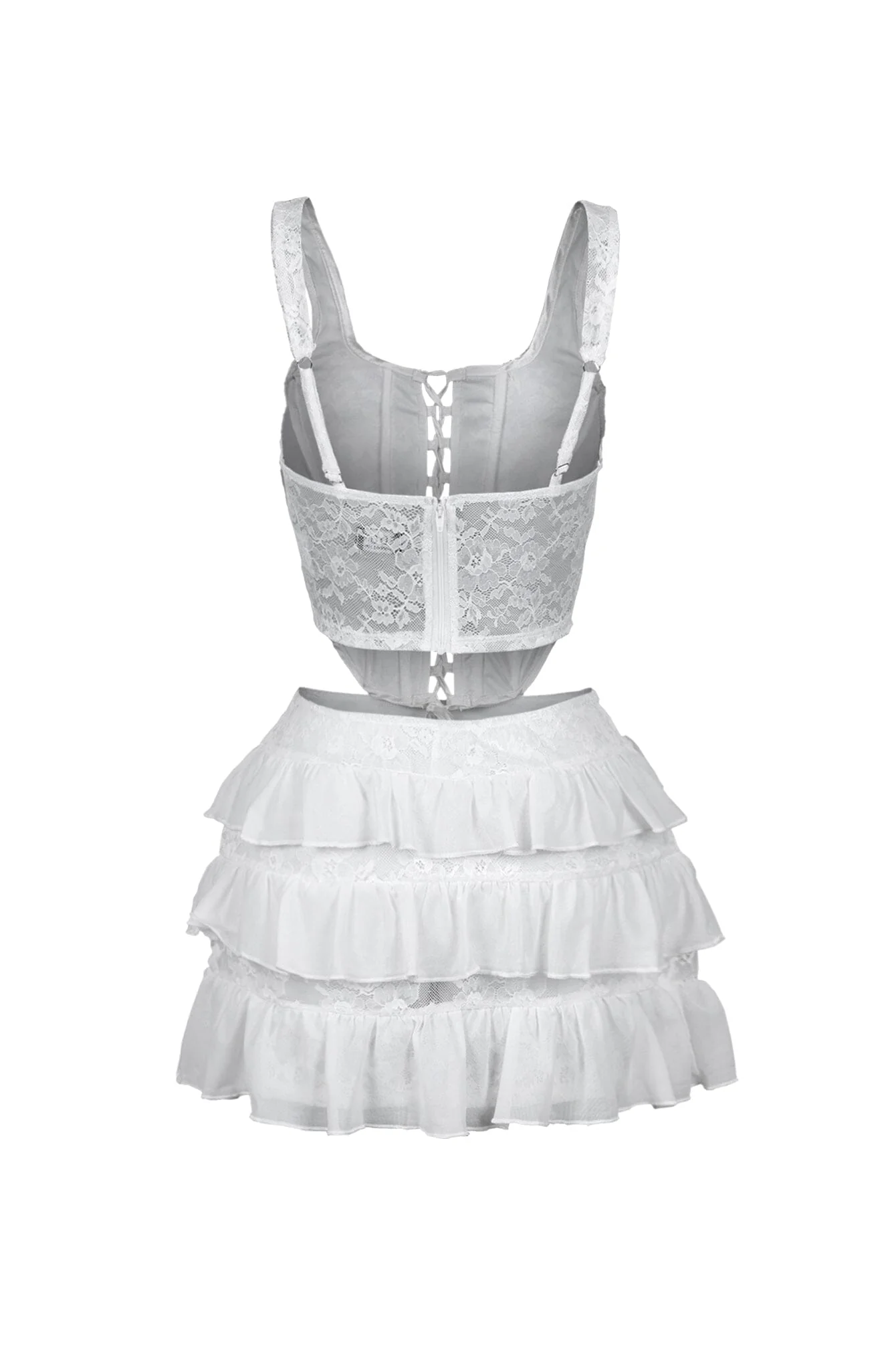 Iris Lace Corset Top & Skirt SET - Image 11