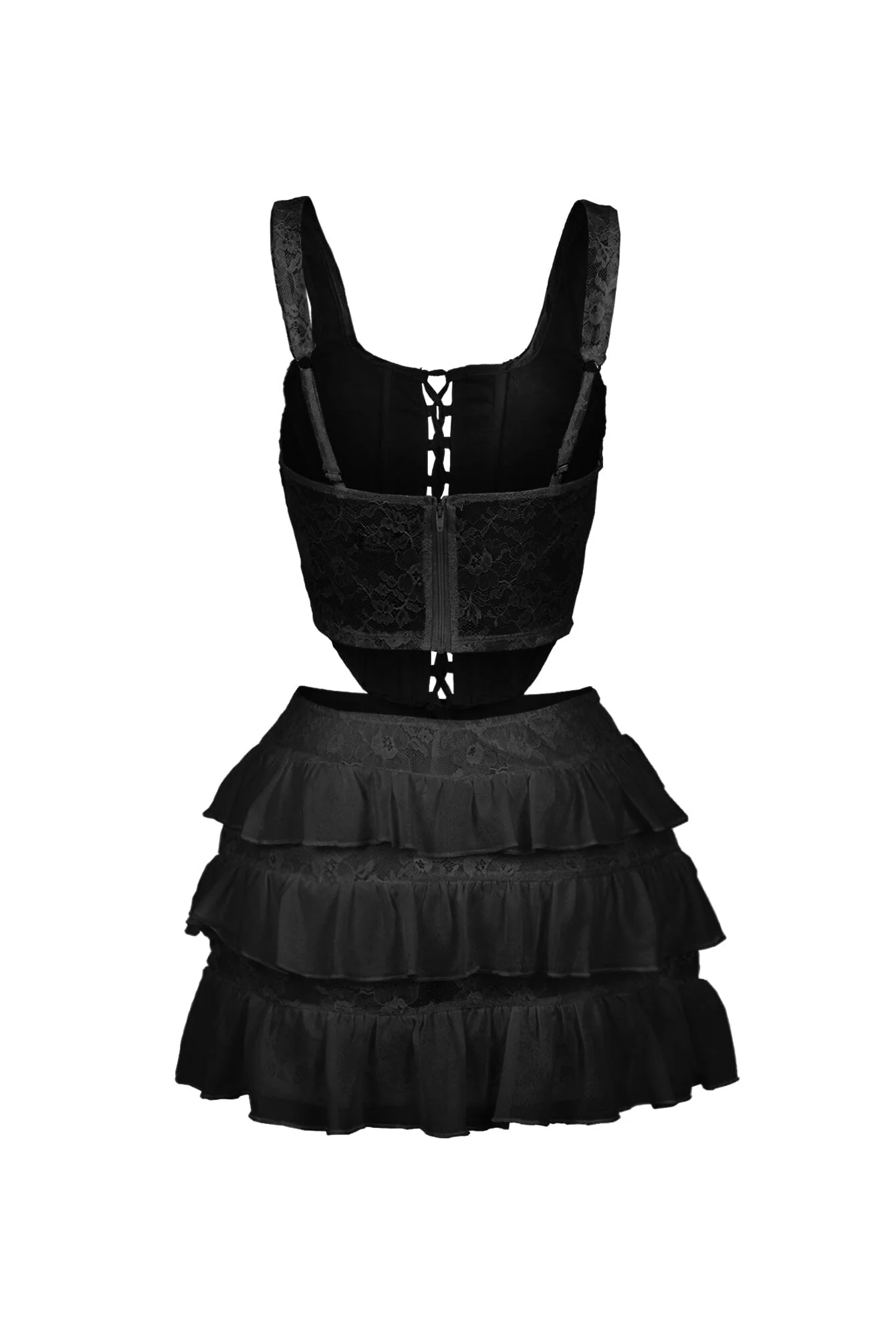 Iris Lace Corset Top & Skirt SET - Image 12