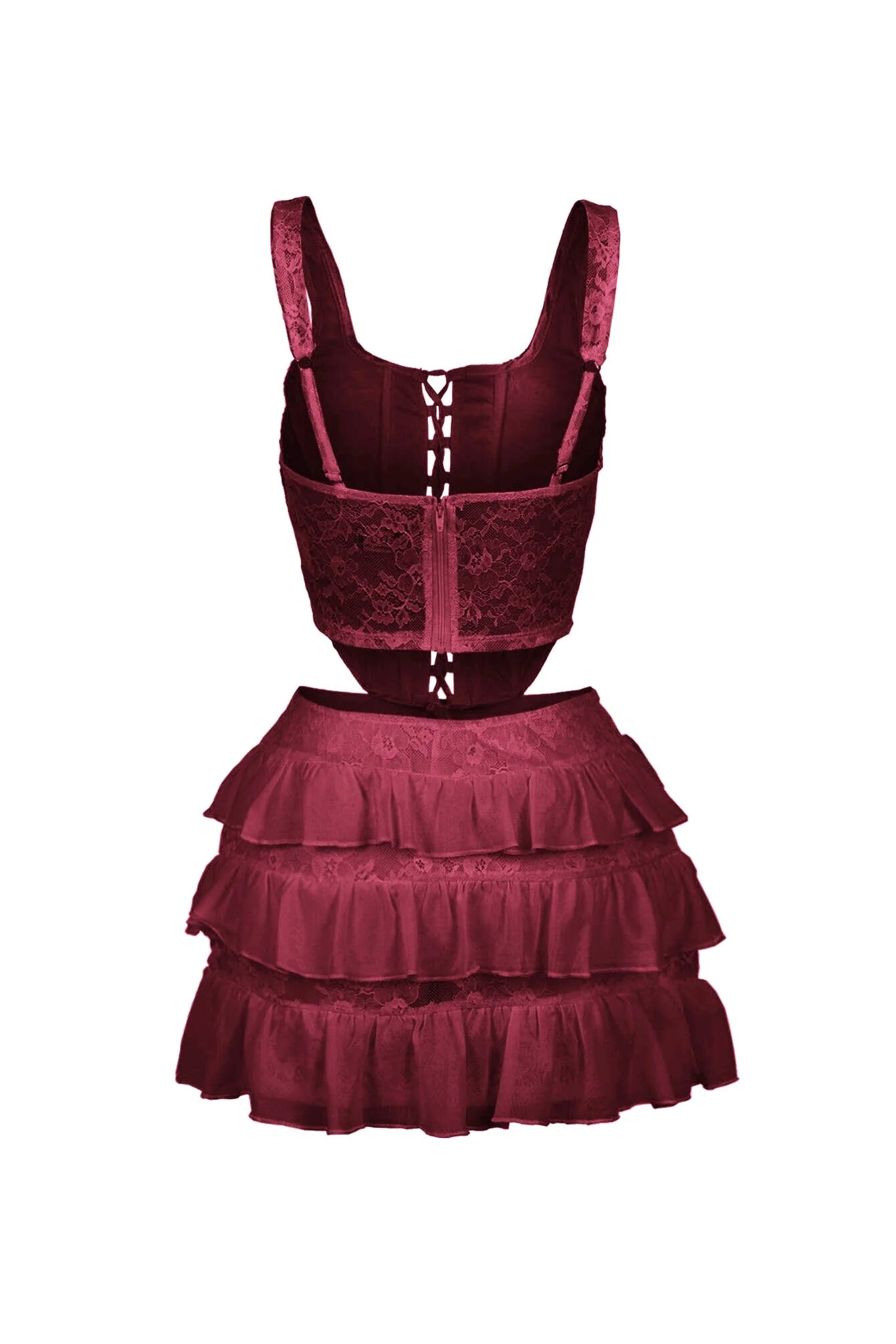 Iris Lace Corset Top & Skirt SET - Image 13