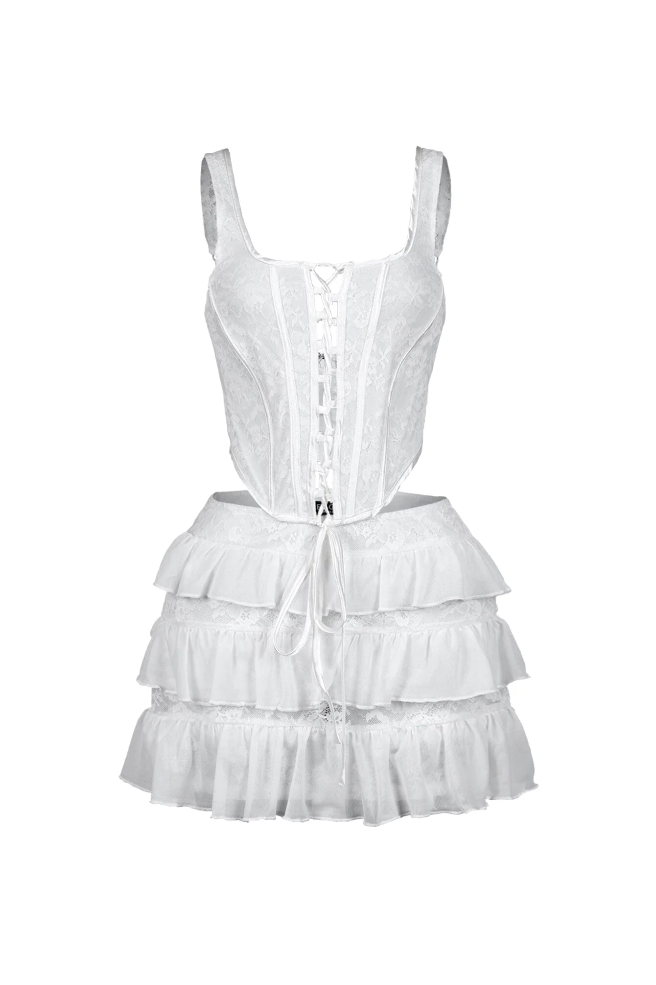 Iris Lace Corset Top & Skirt SET - Image 8